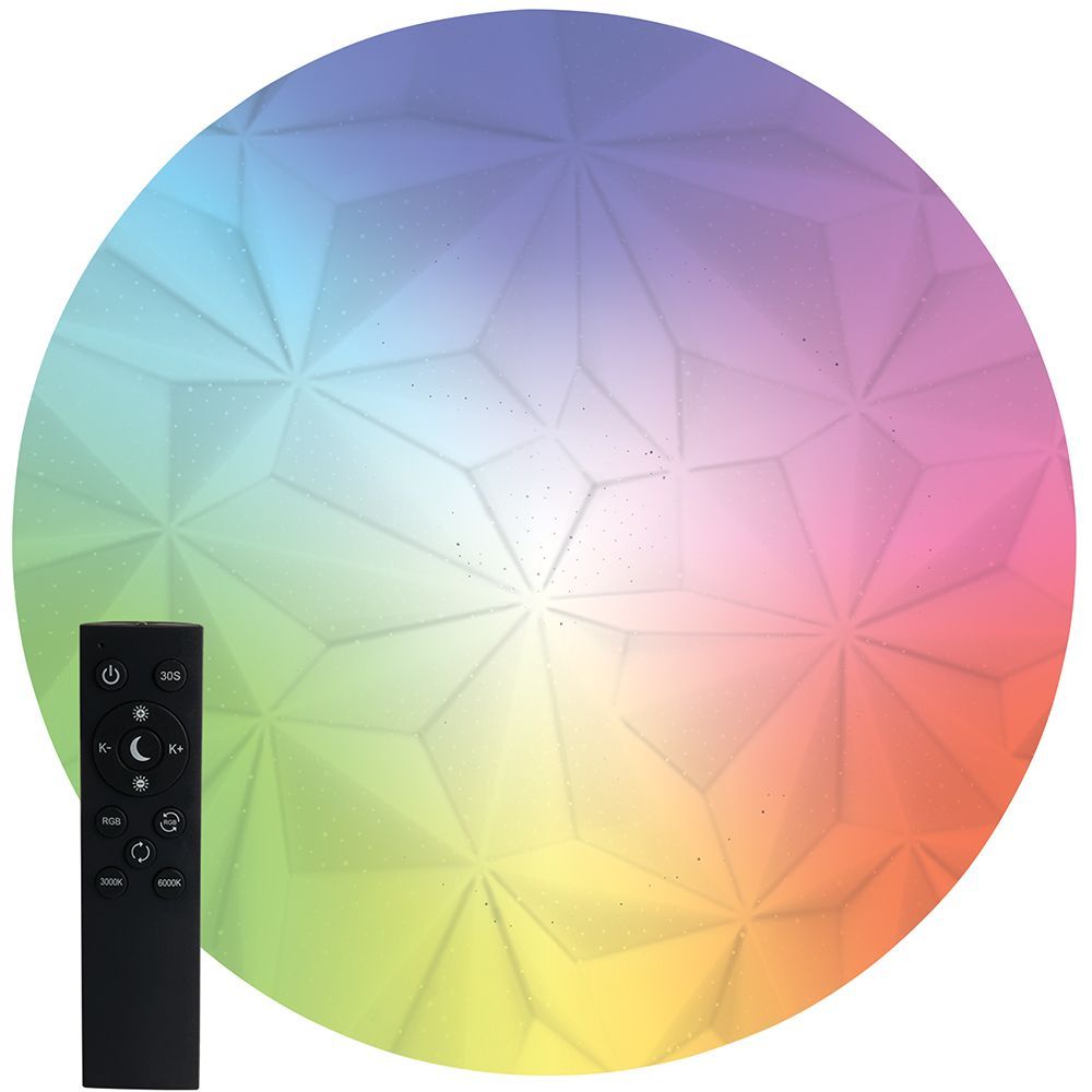 Светильник светодиодный стационарный Feron AL7800 Lunar glow RGB тарелка 90W 3000К-6000K RGB (45438.45.90.77RGB) Светильник светодиодный стационарный Feron AL7800 Lunar glow RGB тарелка 90W 3000К-6000K RGB (45438.45.90.77RGB)