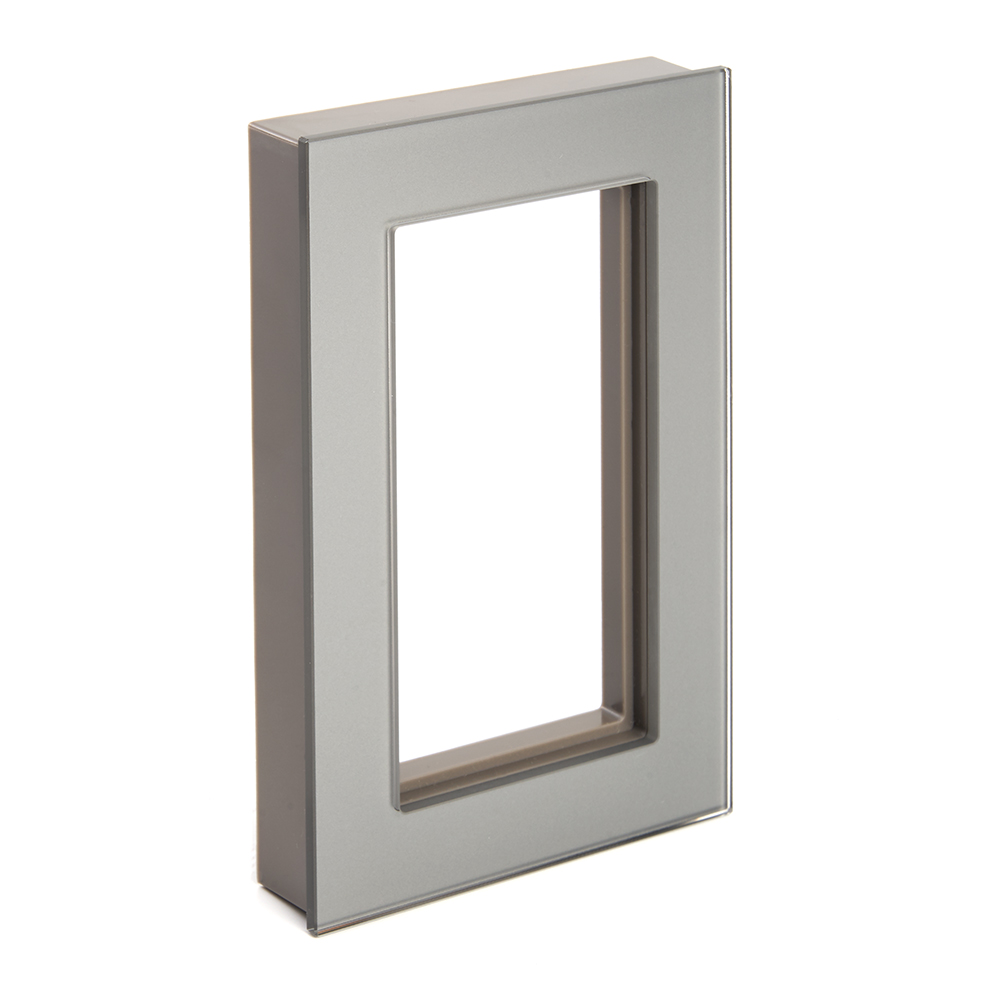 Рамка  2-местная (без перемычки) STEKKER, GFR00-7012-03, серия Катрин, серебро