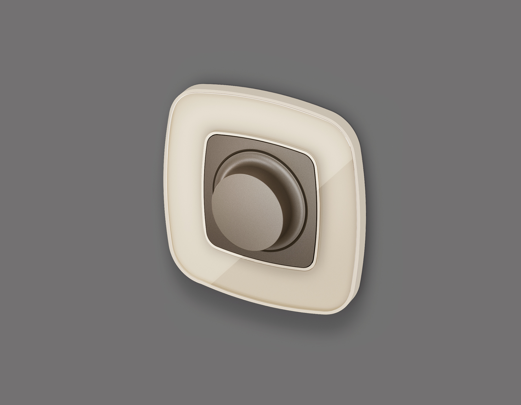 OP6355 Лицевая панель OMEGA (Темная бронза матовый) для светорегулятора универсального QUANT