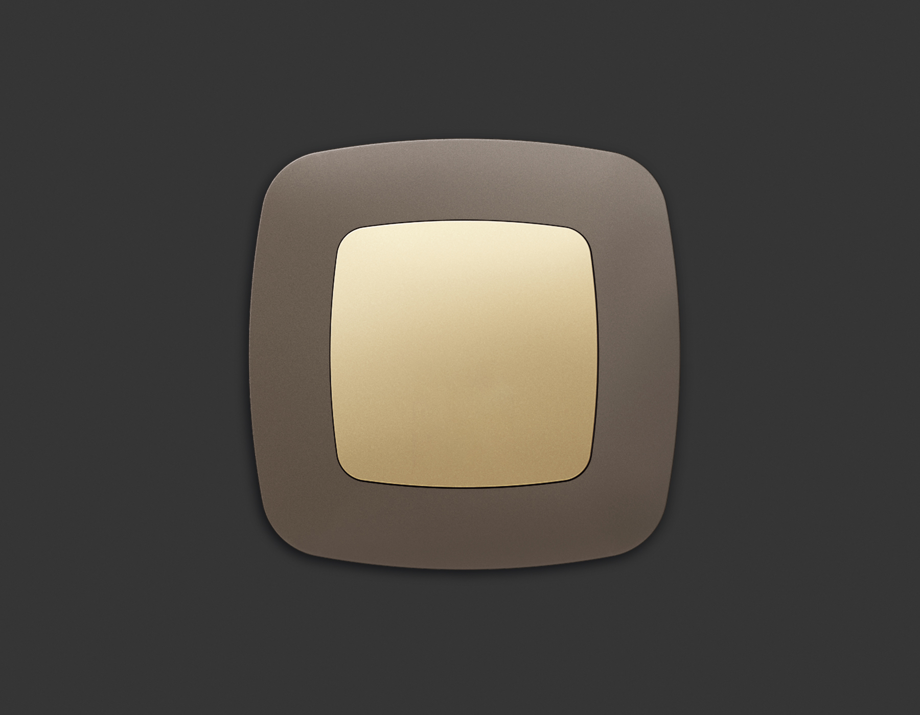 OP6160 Лицевая панель OMEGA (Шампань) заглушка для суппорта QUANT