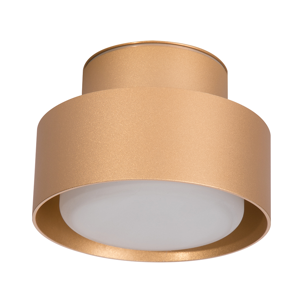 Светильник потолочный Feron HL367 Barrel AURA 12W, 230V, GX53, золото IP44 Светильник потолочный Feron HL367 Barrel AURA 12W, 230V, GX53, золото IP44