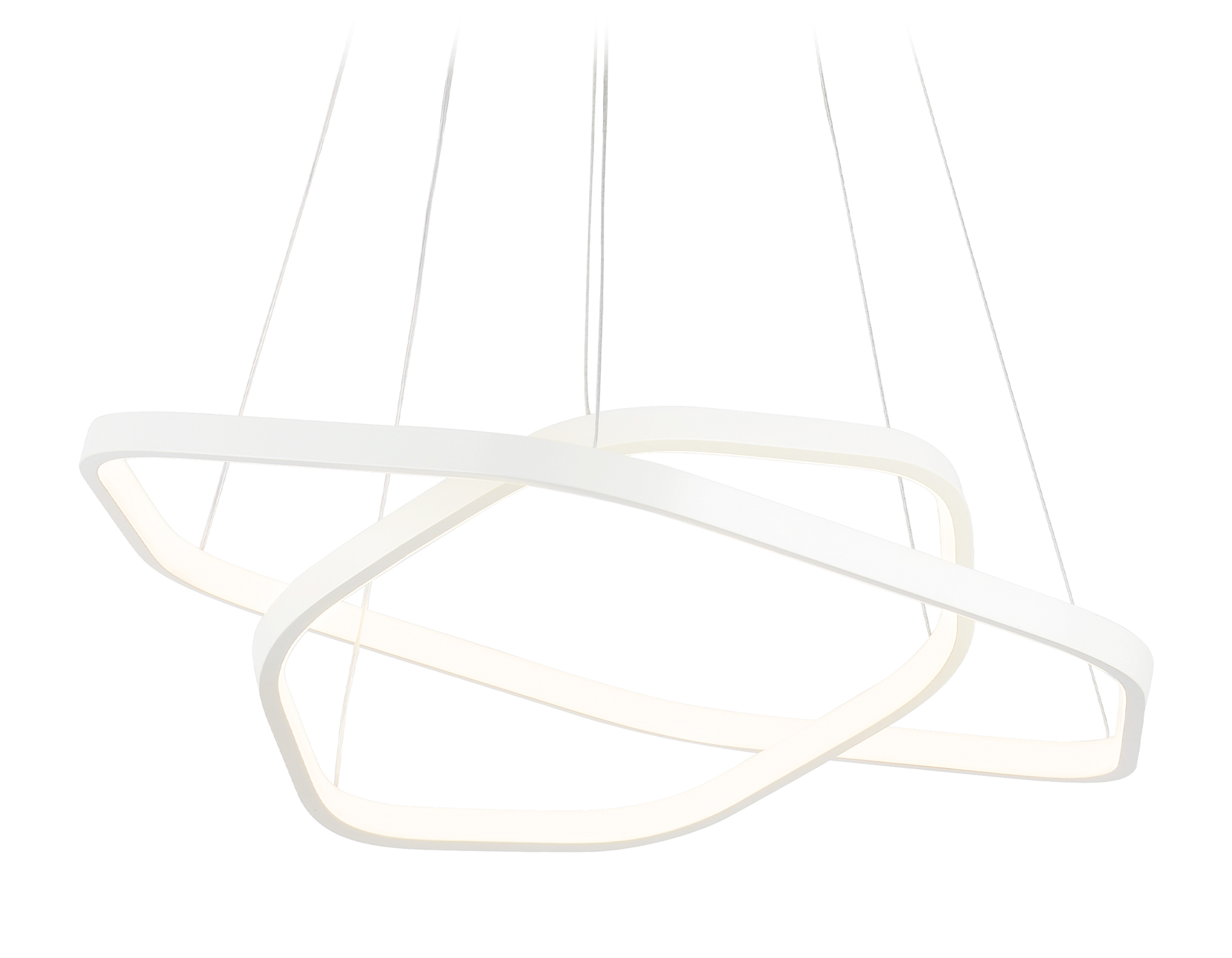 Подвесной светодиодный светильник Ambrella FL360/2 WH белый 4200K 48W D400/600*1200 (без ПДУ)