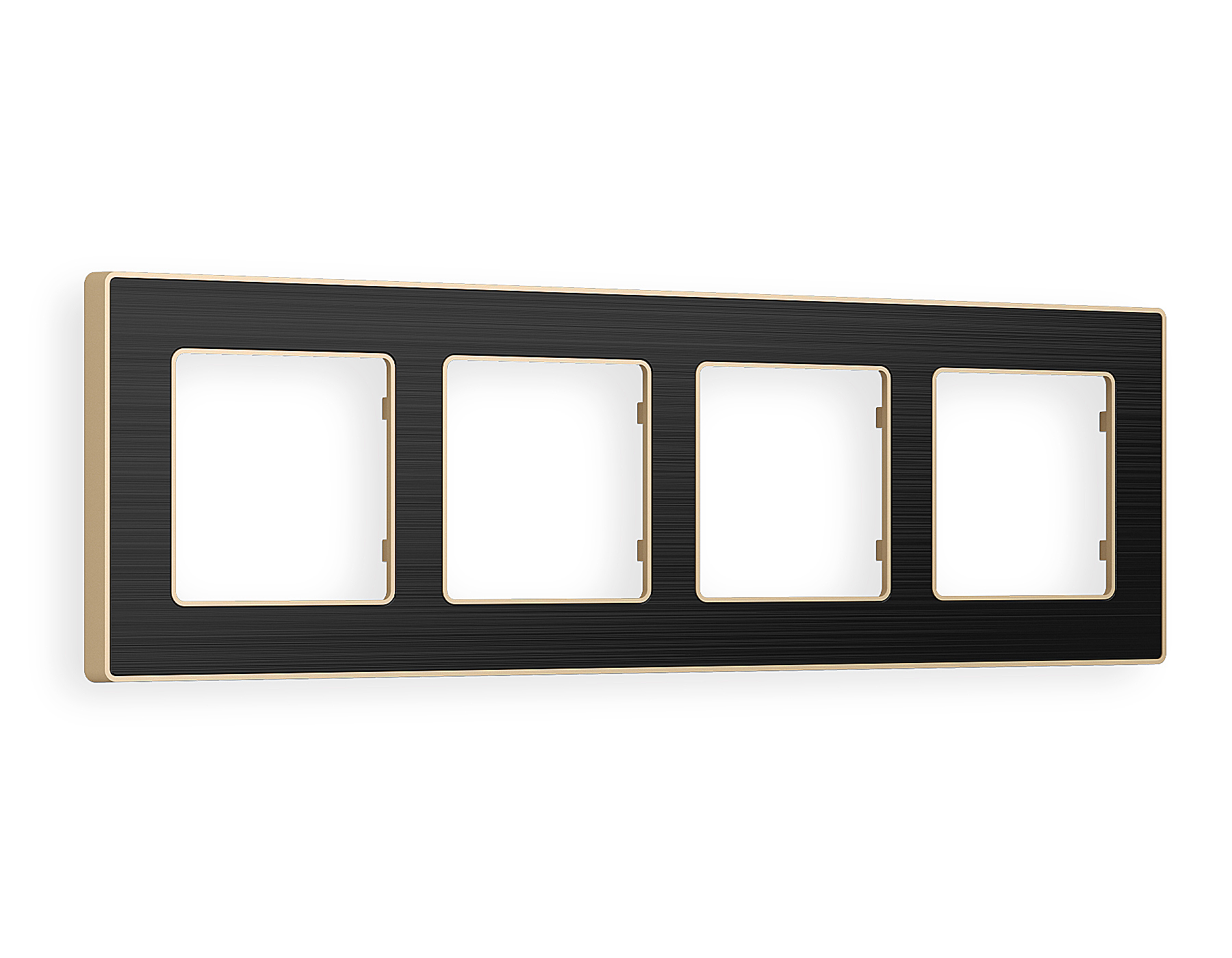 AF580544 Рамка ALFA Arctic (Черный Стекло органическое/Шампань) 4-ая
