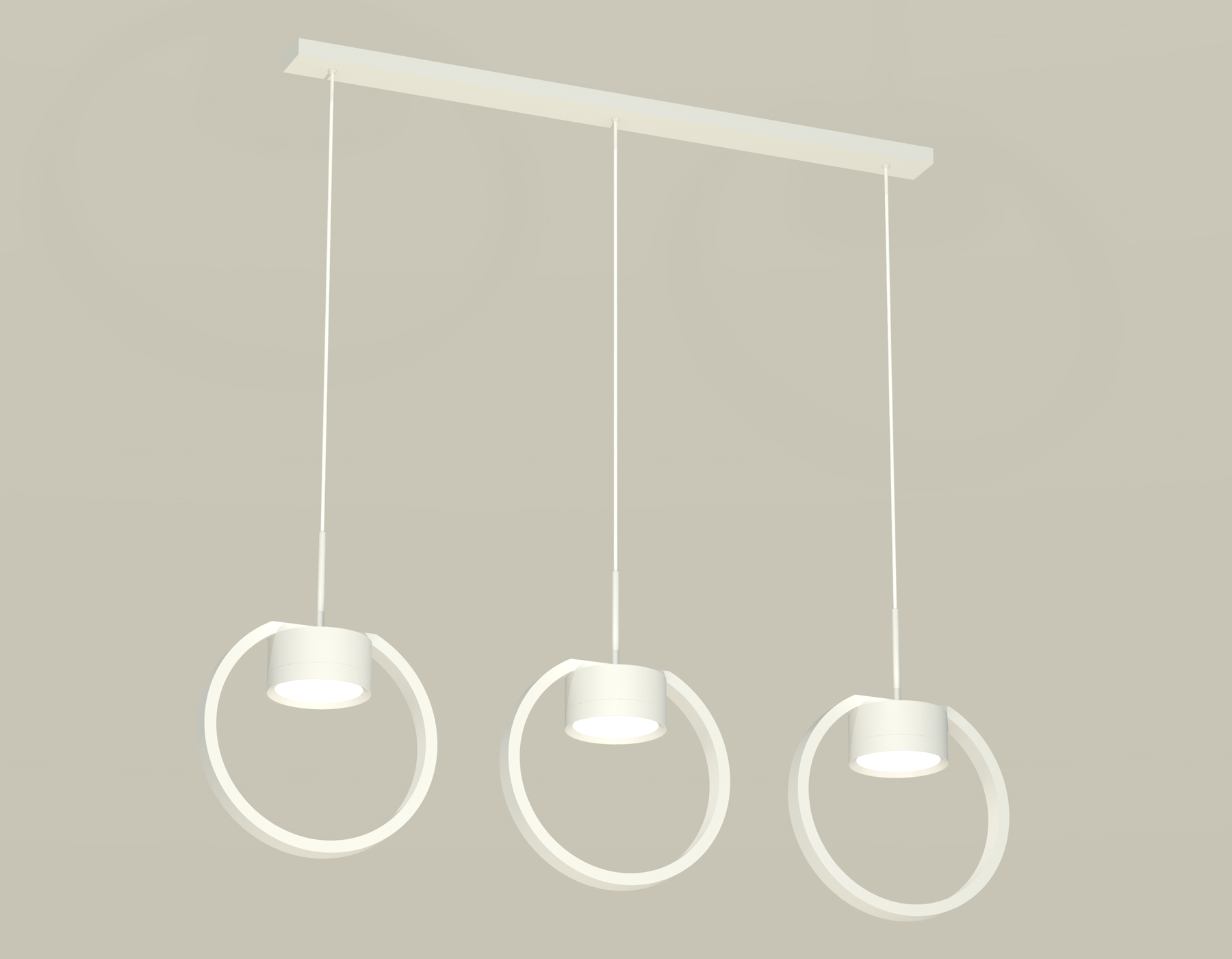 Подвесной светильтник Ambrella XB9106100/3 SWH белый песок GX53 (C9106, N8112)