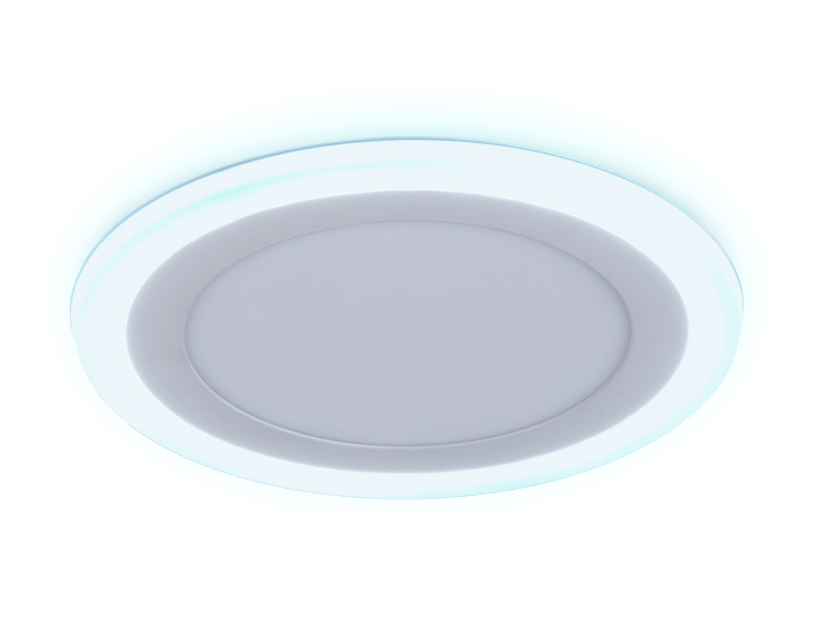 Встраиваемый cветодиодный светильник с подсветкой Ambrella DCR363 6W+3W 4200K/6400K 85-265V D145*28 Встраиваемый cветодиодный светильник с подсветкой Ambrella DCR363 6W+3W 4200K/6400K 85-265V D145*28