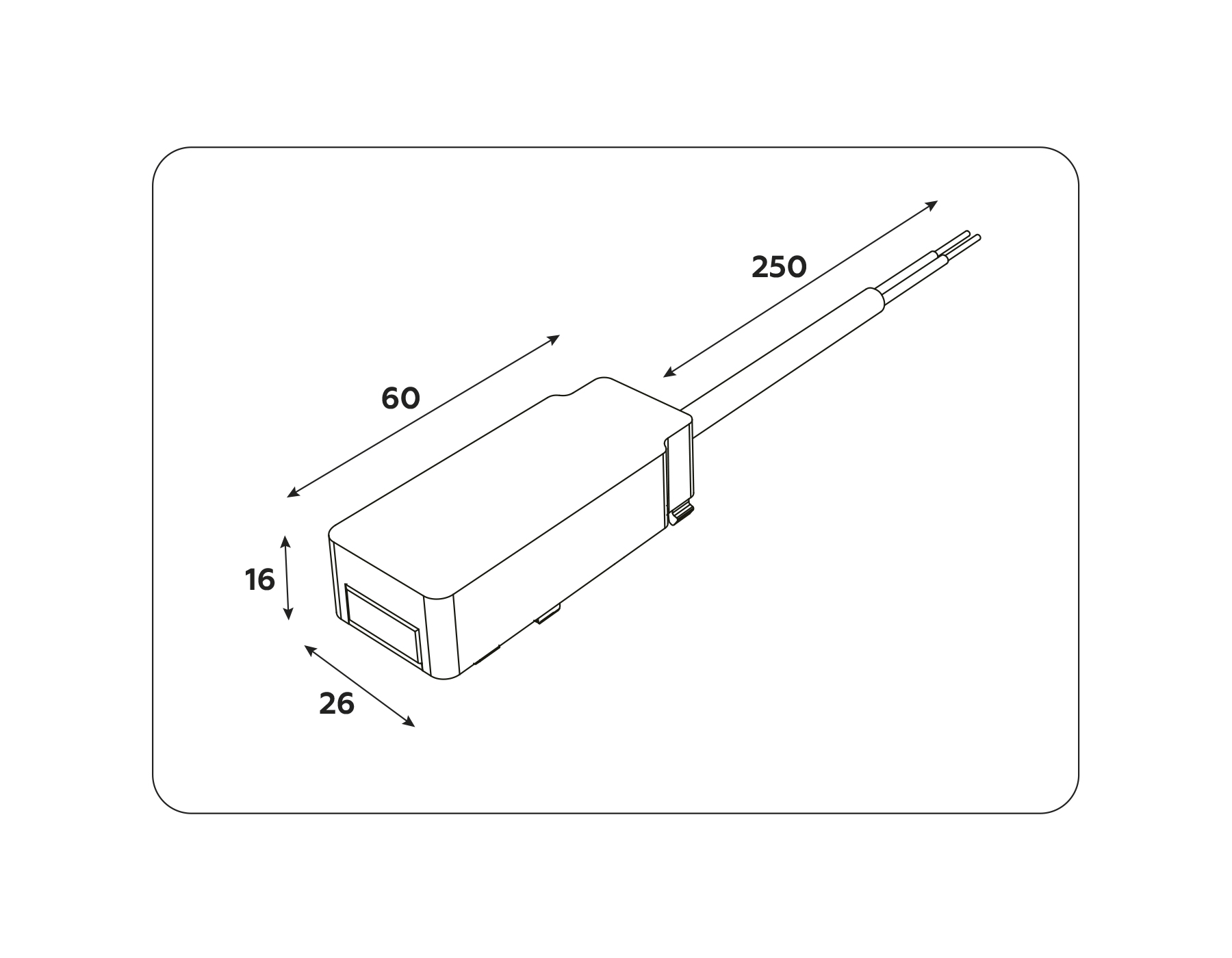 GV1262 BK черный ввод питания для шинопровода IP20 48V 60*26*16 GV1262 BK черный ввод питания для шинопровода IP20 48V 60*26*16
