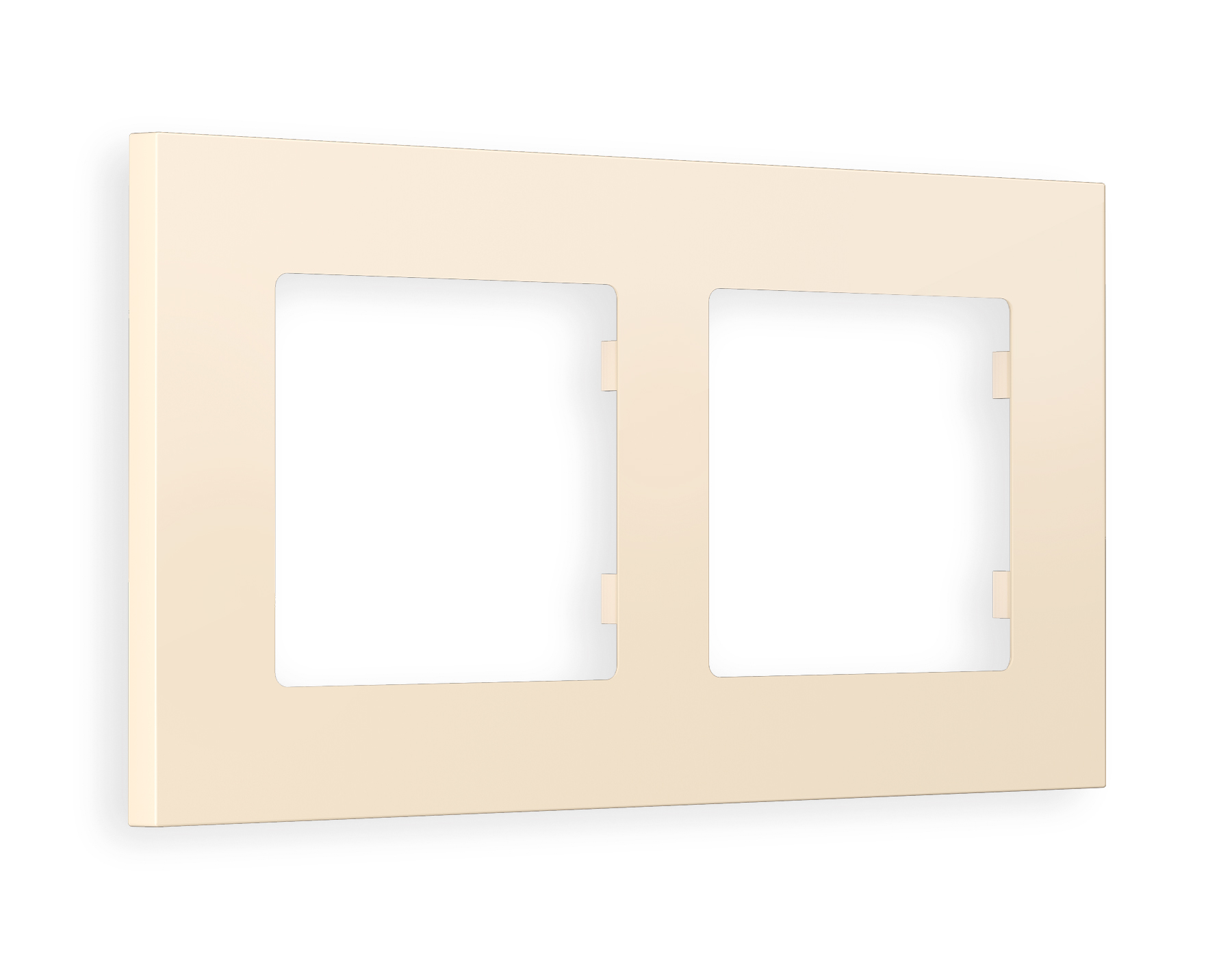 AF250332 Рамка ALFA Qubi (Бежевый матовый) 2-ая