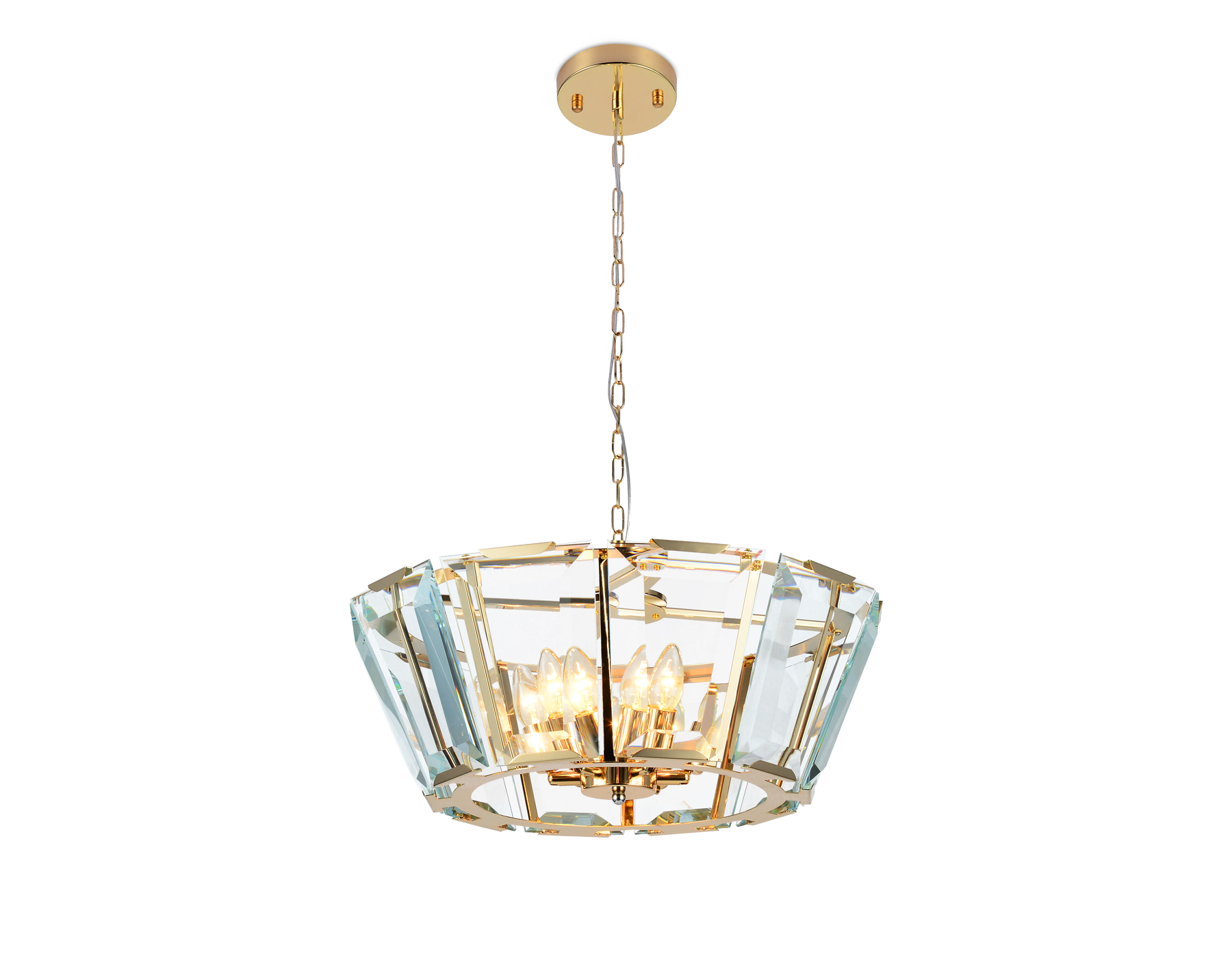Подвесная люстра с хрусталем Ambrella TR5111 GD/CL золото/прозрачный E14/6 max 40W