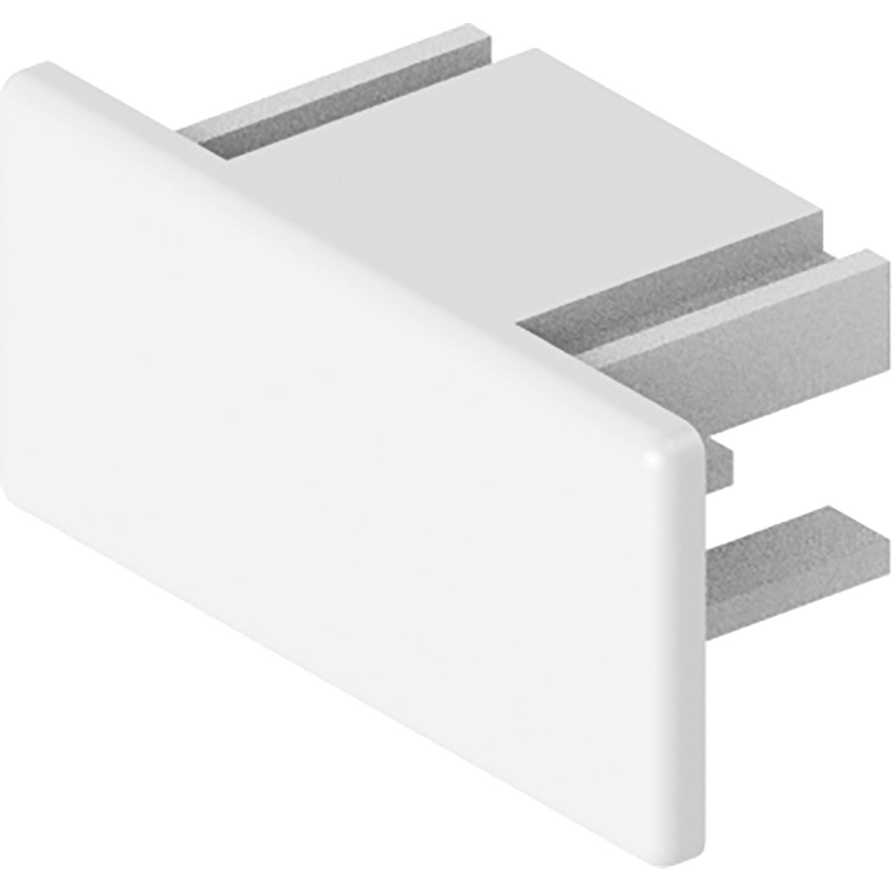Заглушка пластиковая для шинопровода, белый, LD1013 Заглушка пластиковая для шинопровода, белый, LD1013
