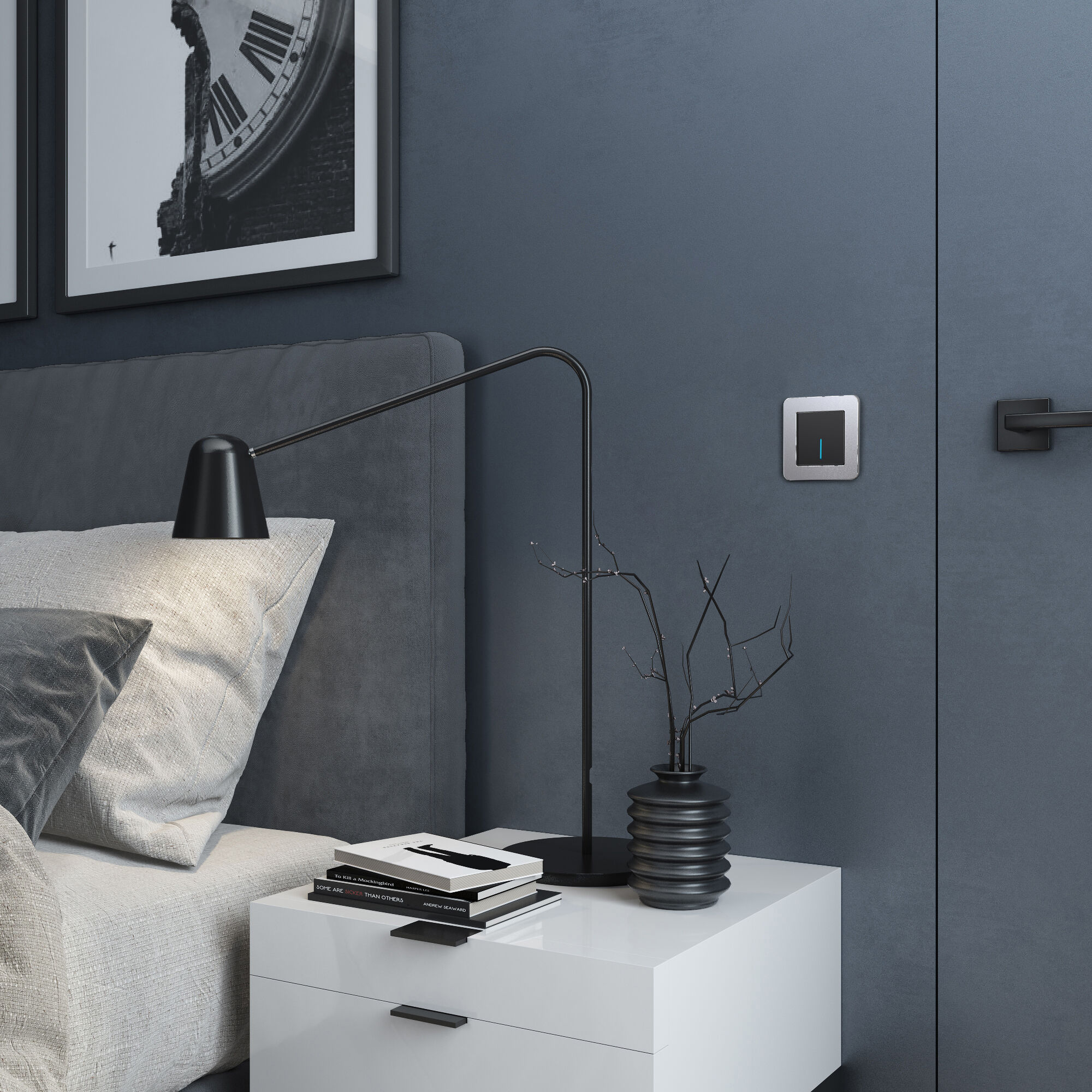 Рамка на 1 пост Platinum Werkel (алюминий) W0012606