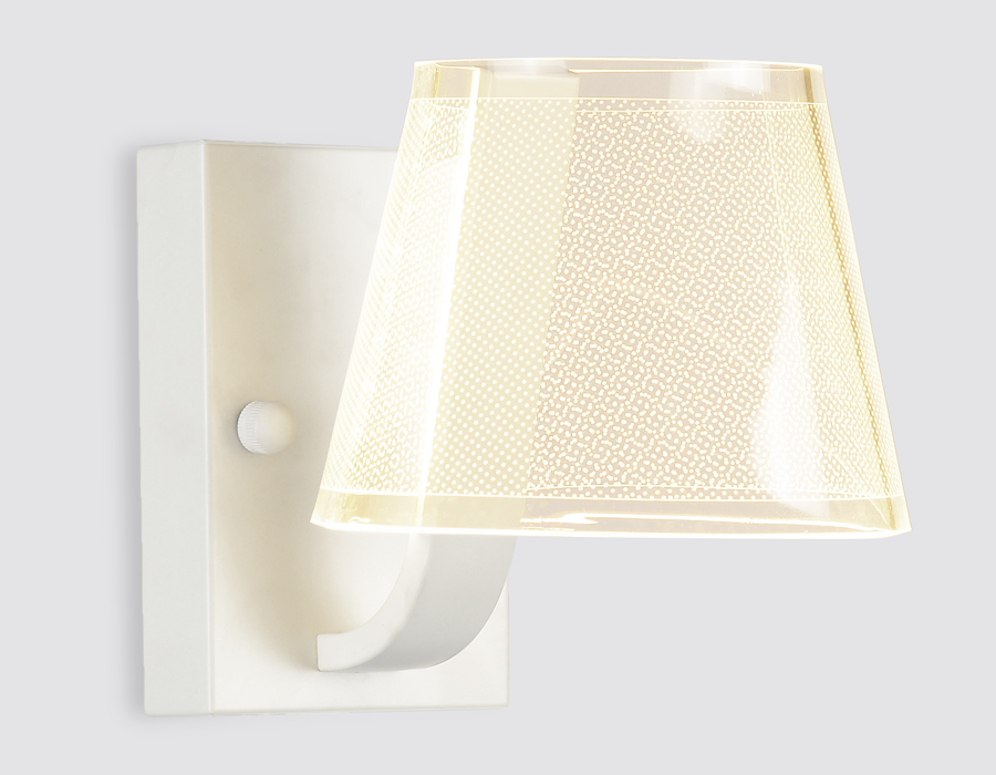 Настенный светодиодный светильник Ambrella с выключателем AK4088 WH белый LED 3000K/4200K/6400K 13W