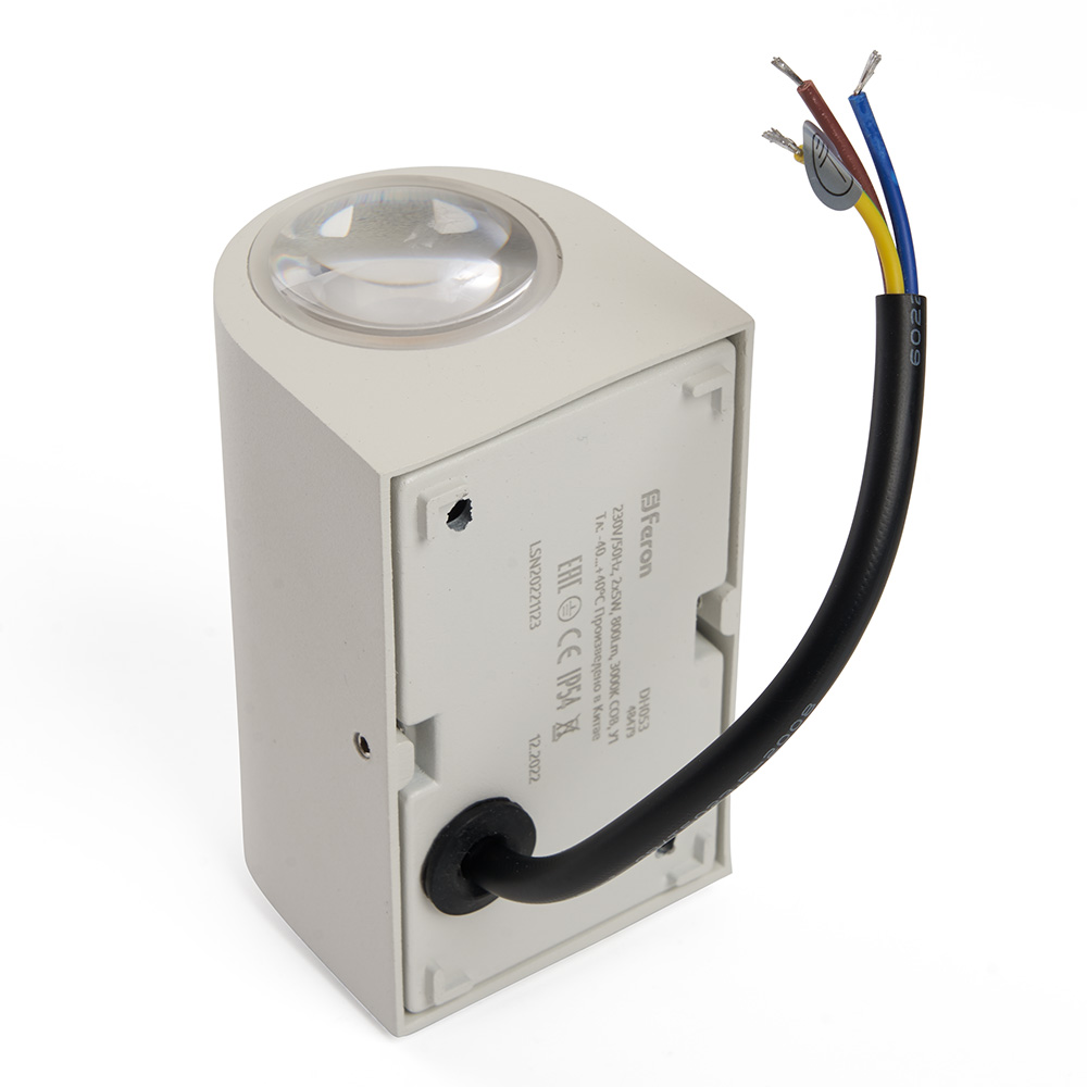 Светильник уличный светодиодный Feron DH053, 2*5W, 800Lm, 4000K, белый Светильник уличный светодиодный Feron DH053, 2*5W, 800Lm, 4000K, белый