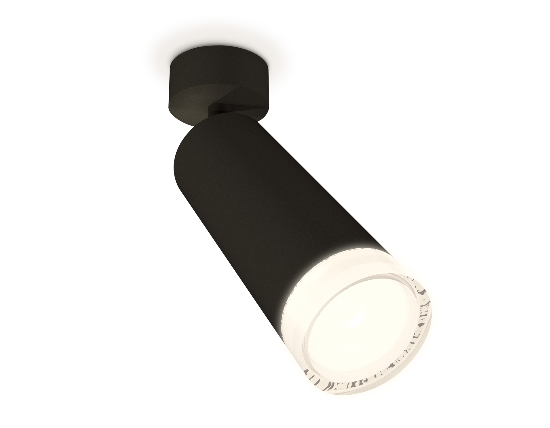 Спот поворотный XM6343011 SBK/FR/CL черный песок/белый матовый/прозрачный MR16 GU5.3 (A2210, C6343, N6241)