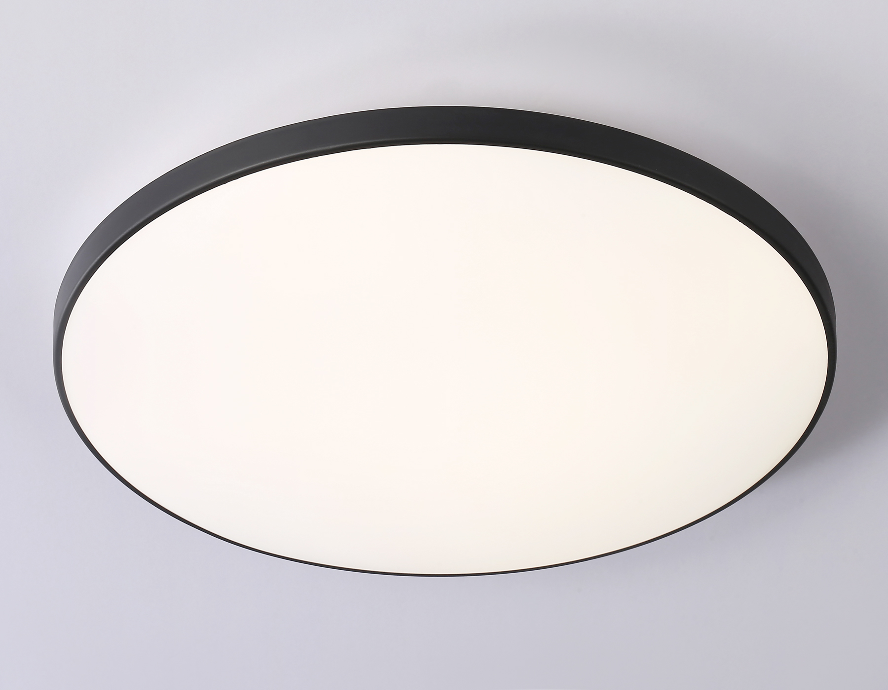 Потолочный светильник Ambrella FZ1226 BK черный IP44 24W 4200K D372*55 (Без ПДУ)