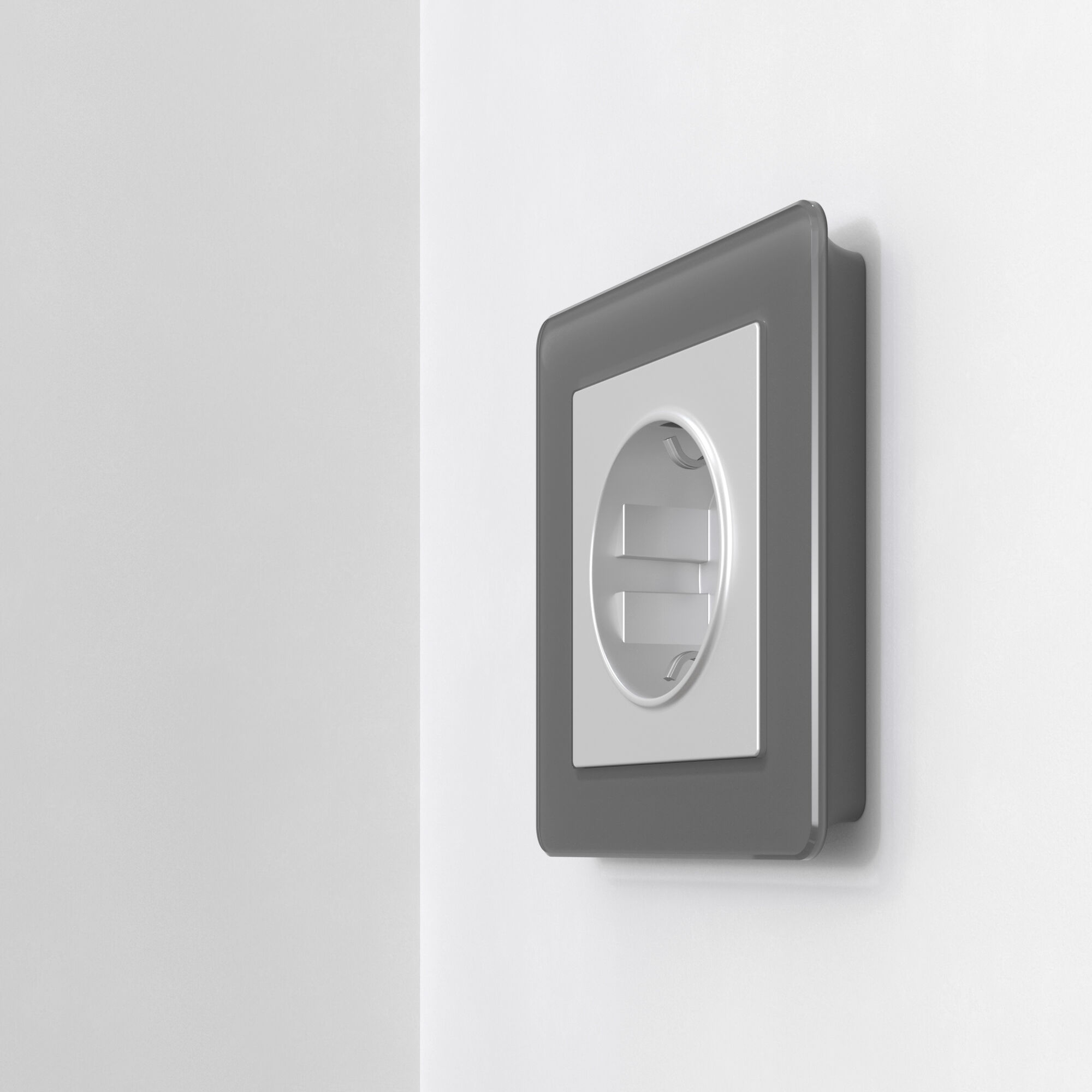 Рамка на 1 пост Acrylic Werkel (графит) W0012704