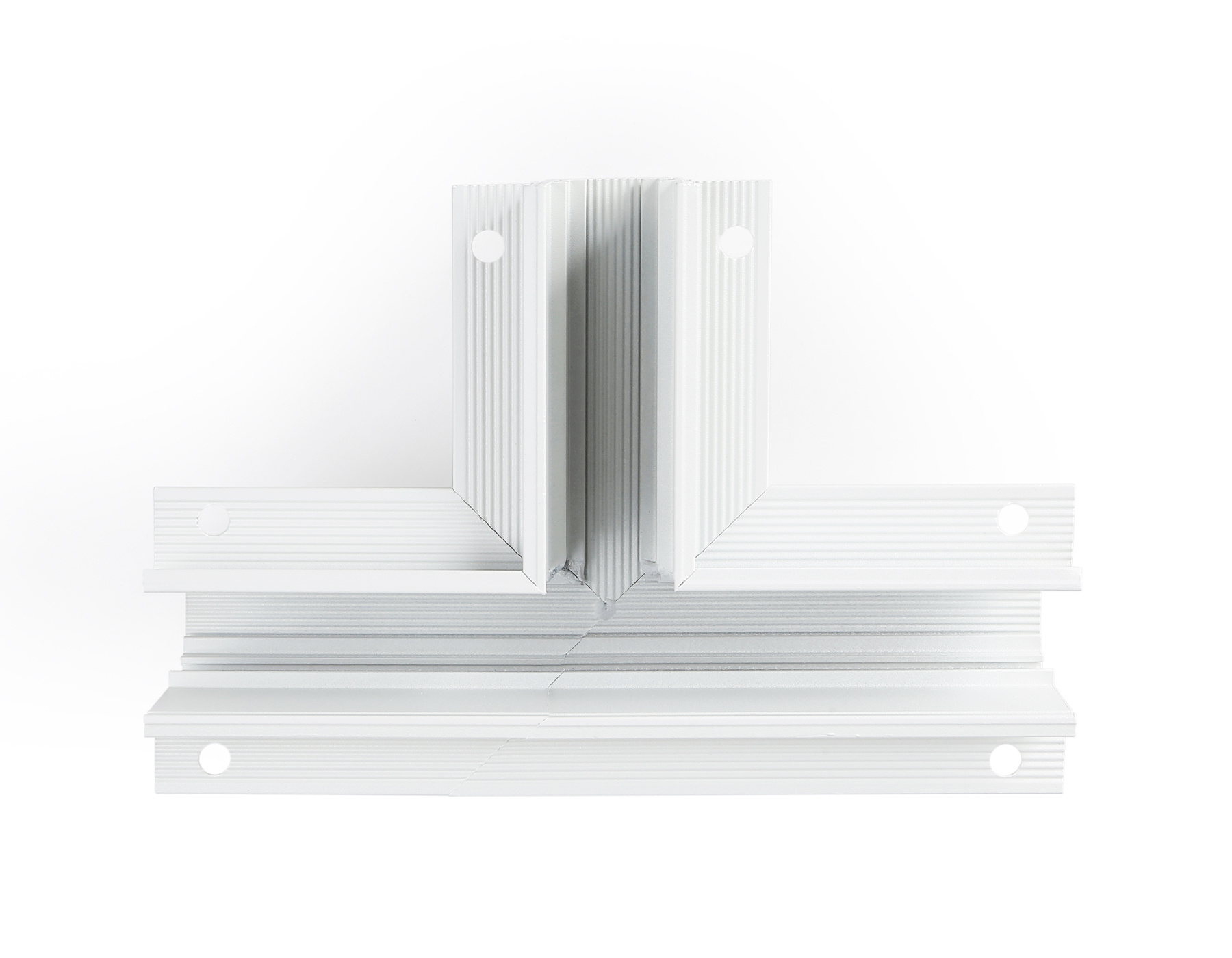 GL3355 WH белый коннектор т-образный встраиваемый 170*85*46,8