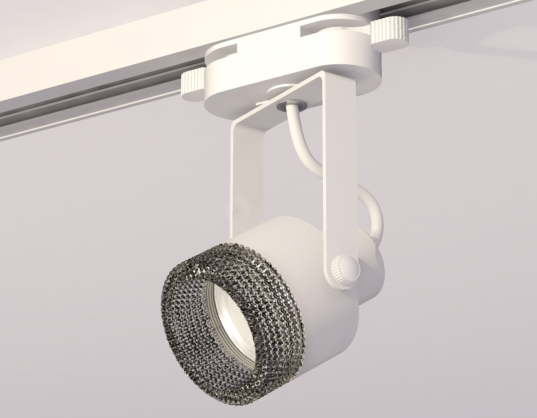 Трековый однофазный светильник XT6601061 WH/BK белый/тонированный MR16 GU10 (C6601, N6151)