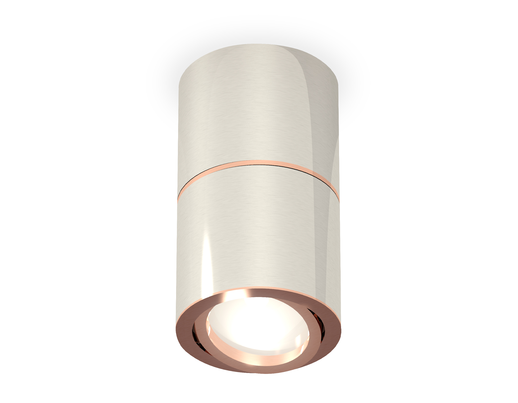 Накладной поворотный светильник XS7405080 PSL/PPG серебро полированное/золото розовое полированное MR16 GU5.3