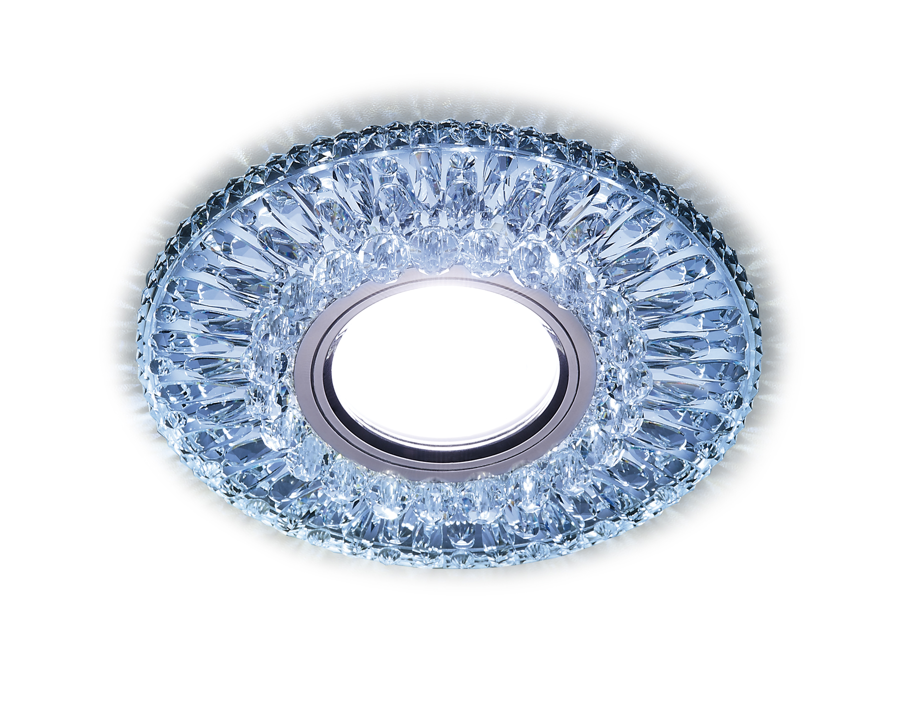 Встраиваемый светильник Ambrella S380 CL/CLD хром/прозрачный MR16+3W(LED COLD)