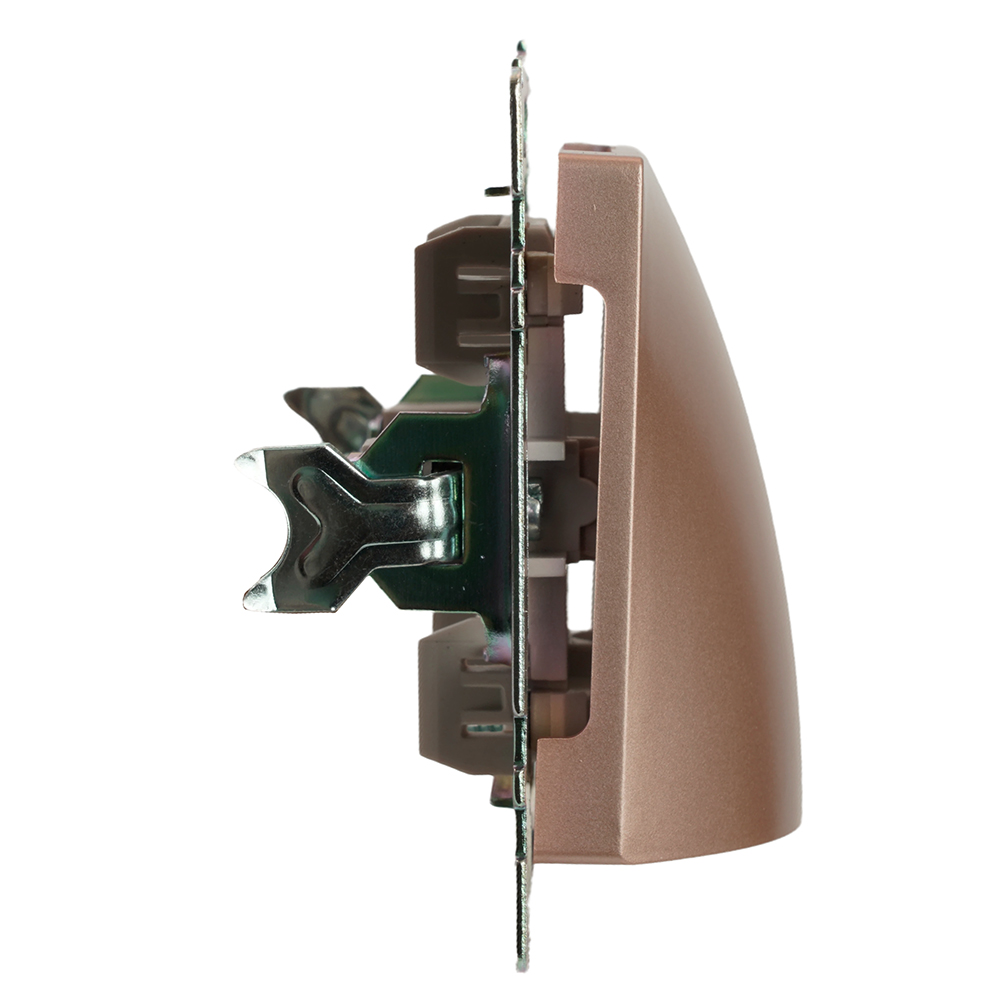 Кабельный вывод (механизм), STEKKER, серия Катрин, шампань, GLS00-7116-02