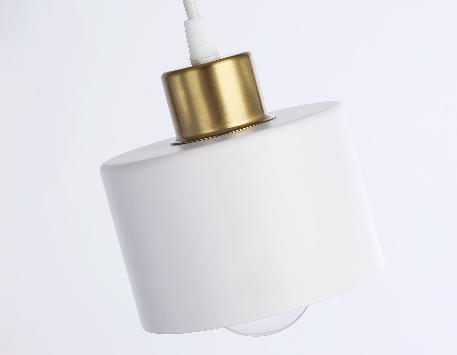 Подвесной светильник TR8112 WH/BS белый/латунь E27 max 40W D120*940