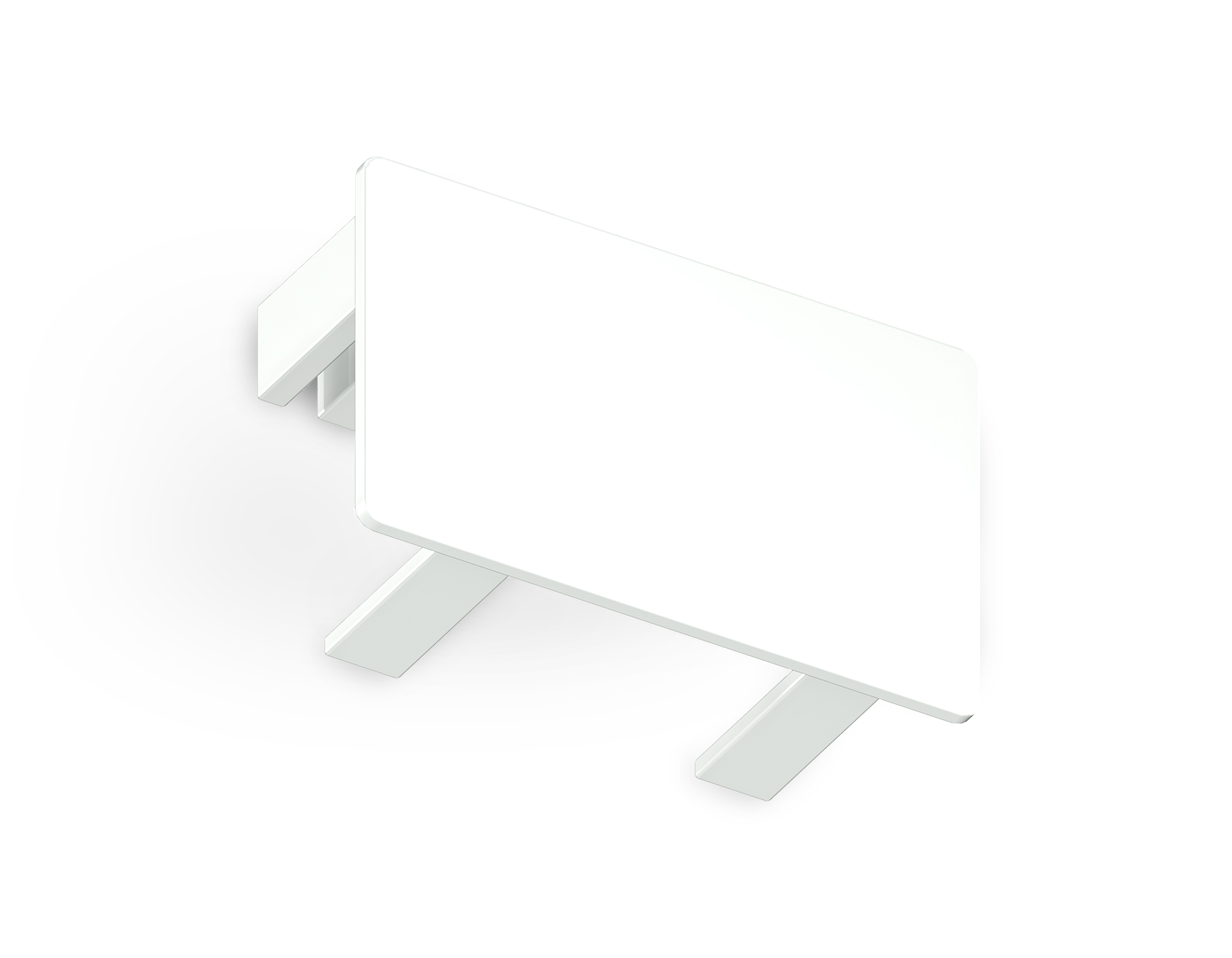 GL7195 WH белый заглушка для накладного шинопровода Standard 220V 32*20*15 (2шт.)