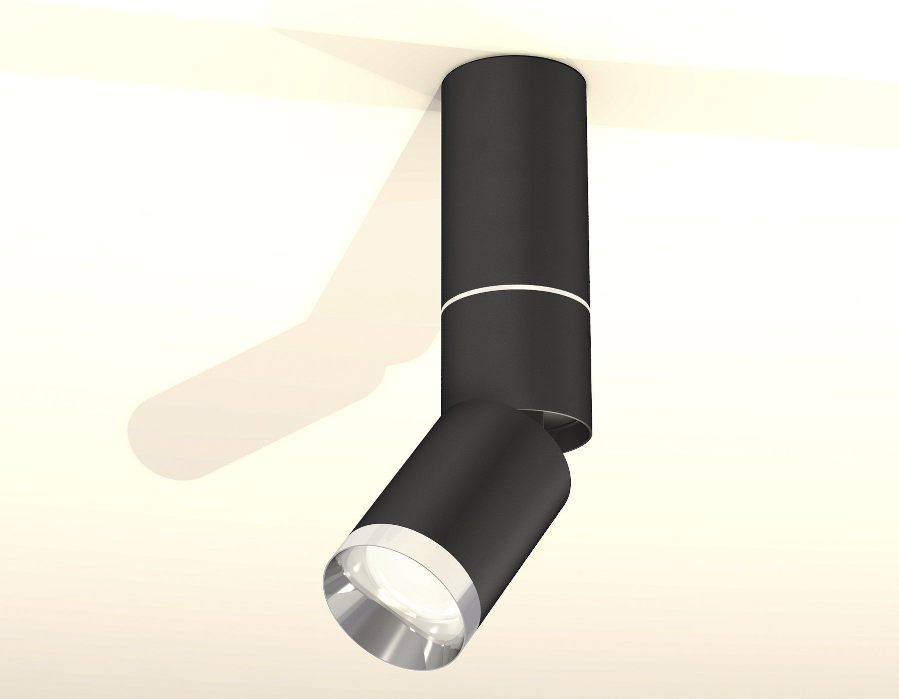 Накладной поворотный светильник XM6313100 SBK/PSL черный песок/серебро полированное MR16 GU5.3 (C6323, A2060, A2221, C6313, N6132)