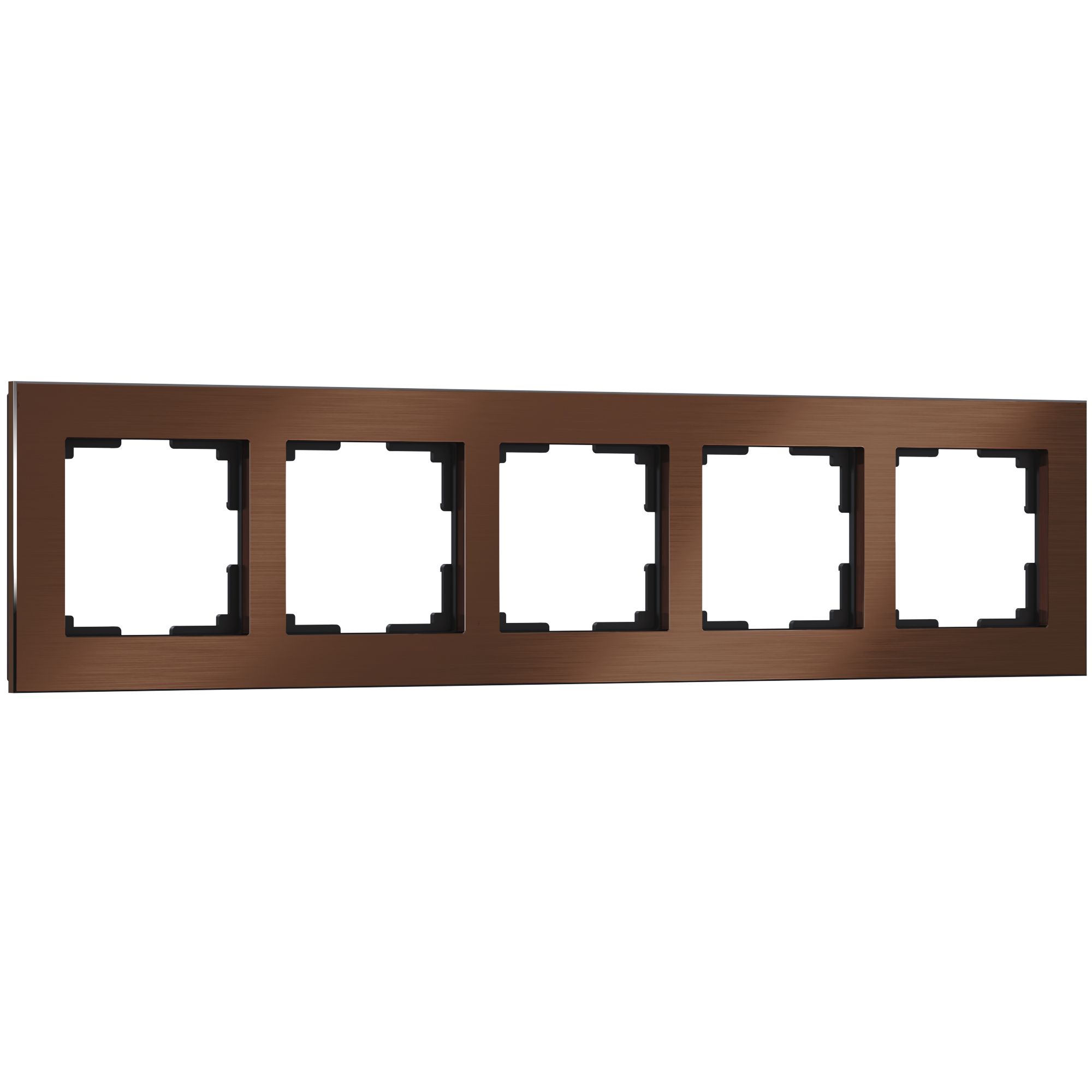 Рамка на 5 постов Werkel Aluminium (коричневый алюминий) WL11-Frame-05 Рамка на 5 постов Werkel Aluminium (коричневый алюминий) WL11-Frame-05
