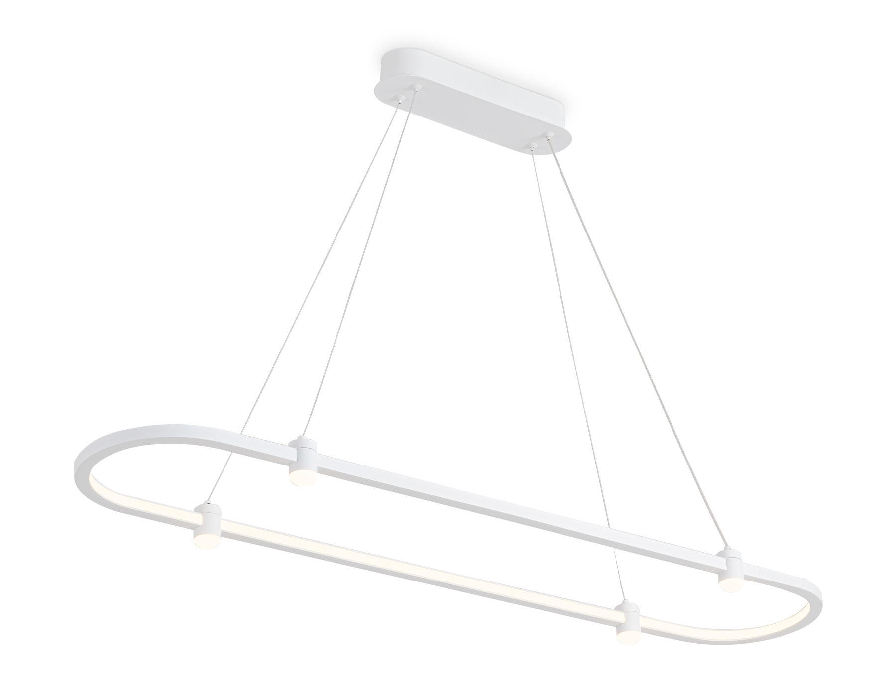 Подвесной LED светильник FL5588/1+4 WH белый 30W 3000K/4200K/6400K 1000*200*1300 (без ПДУ) Подвесной LED светильник FL5588/1+4 WH белый 30W 3000K/4200K/6400K 1000*200*1300 (без ПДУ)