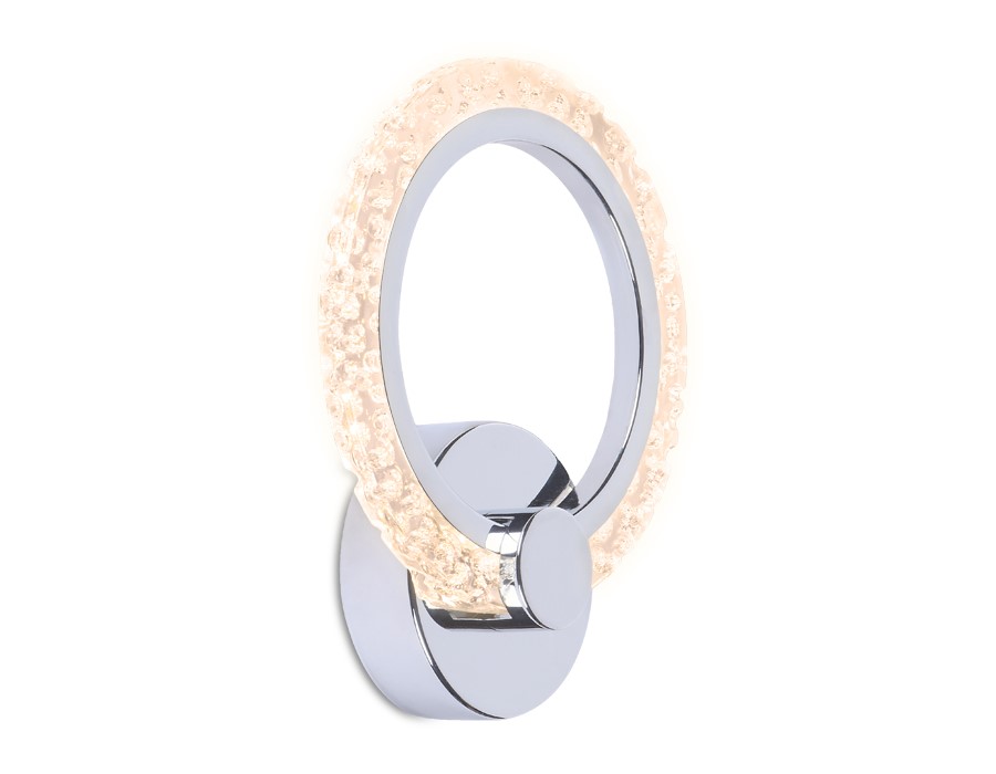 Настенный светодиодный светильник FA415 CH Ambrella хром 6400K/3000K/4200K 12W 230*190*60