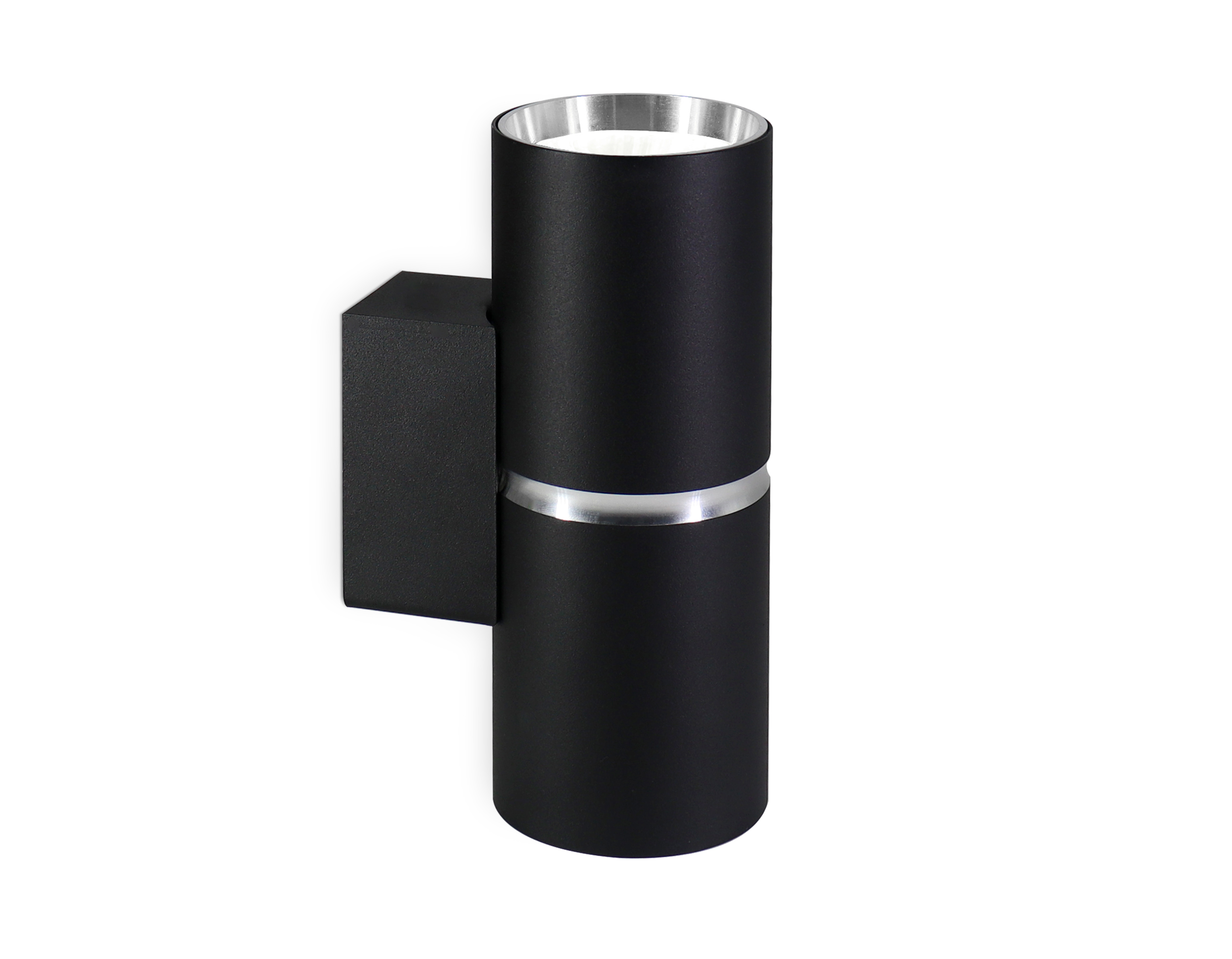 Настенный светильник FW2477/2 BK/CH черный/хром GU10/2 max 12W 145*55*80