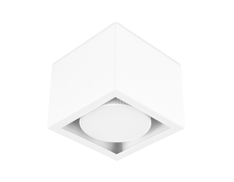 Точечный накладной светильник Ambrella GX53 TN705 WH белый GX53 100*100*80