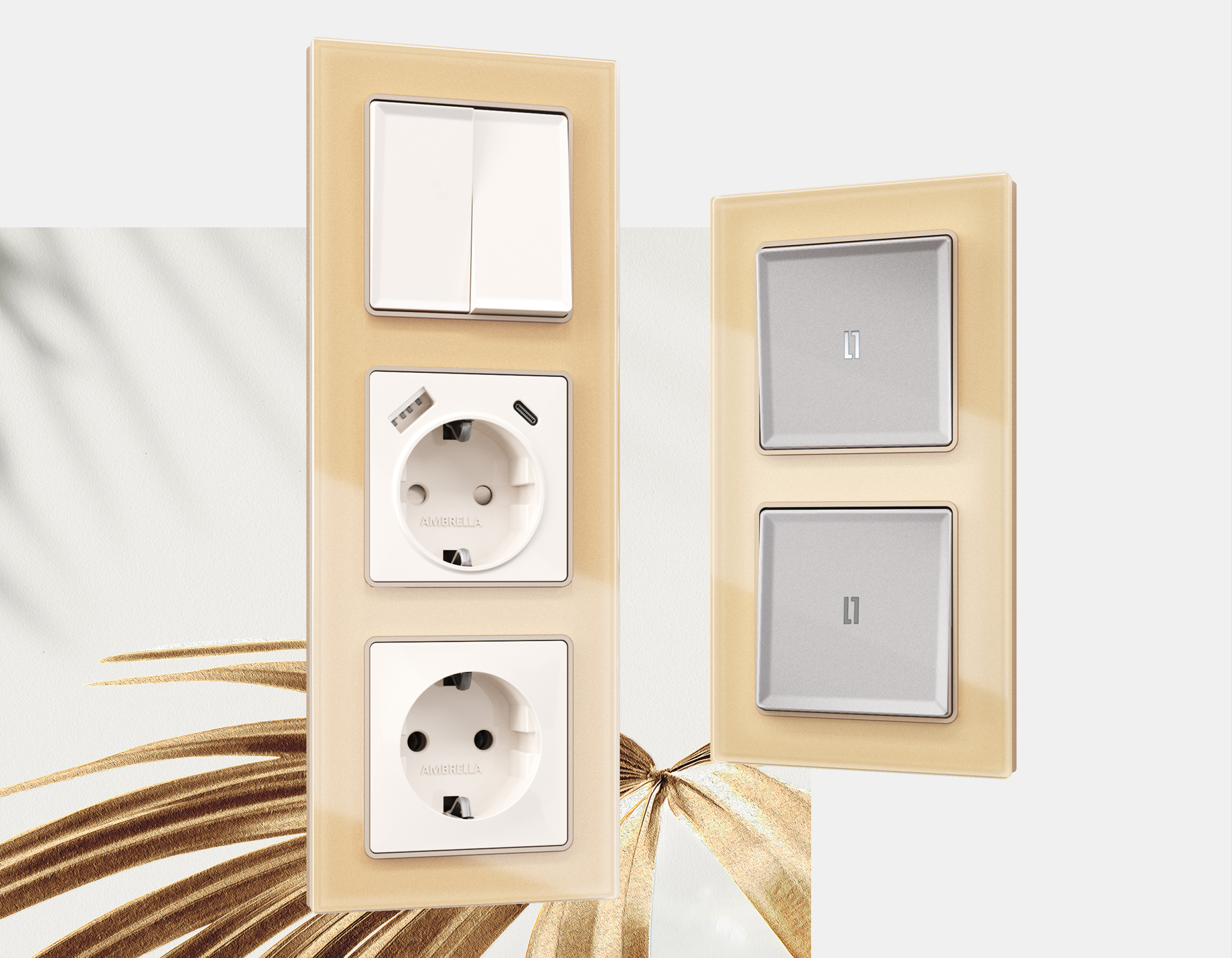 AF330605 Рамка ALFA Platos (Шампань Стекло органическое) 5-ая