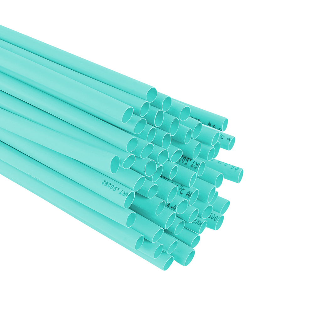 Термоусадочная трубка STEKKER 6,0/3,0 мм, длина 100 см., усадка 2:1, зеленый HST-630-100GN