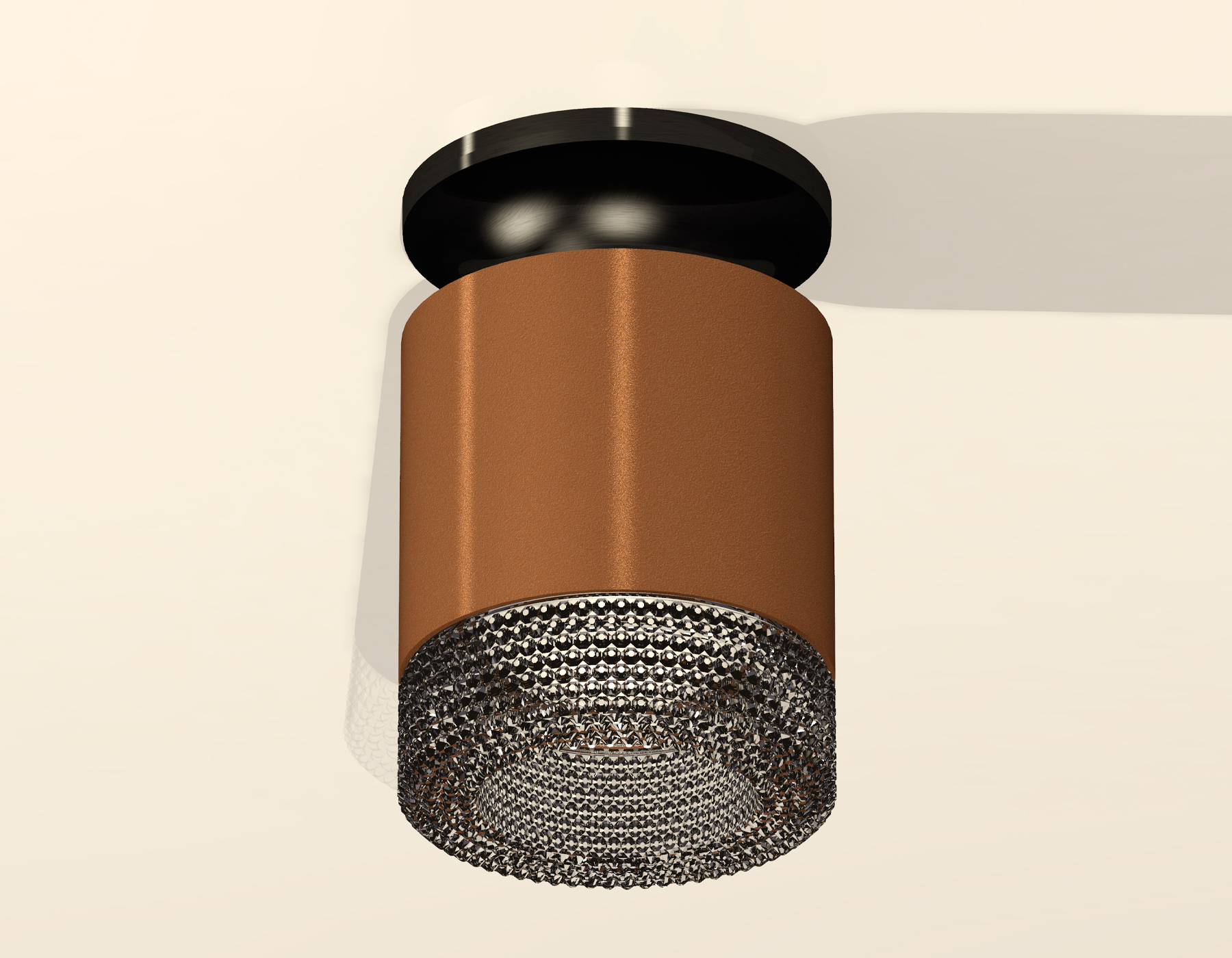 Накладной светильник XS7404102 SCF/BK кофе песок/тонированный MR16 GU5.3 (N7926, C7404, N7192)