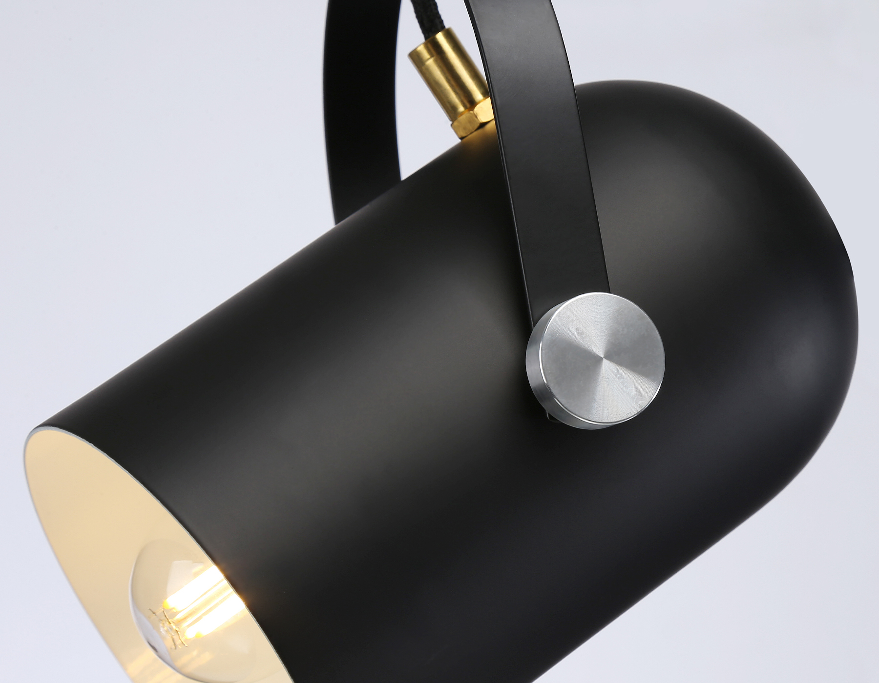 Подвесной светильник TR8206 BK черный E27 max 40W D117*1035