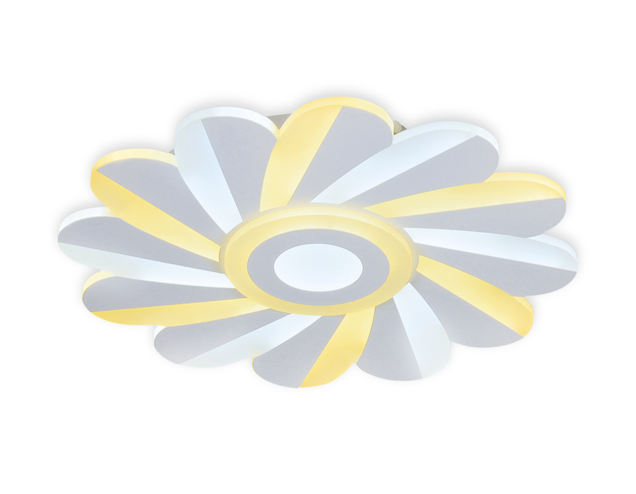 Потолочный светодиодный светильник Ambrella FA850 WH белый 70W  (ПДУ РАДИО 2.4)