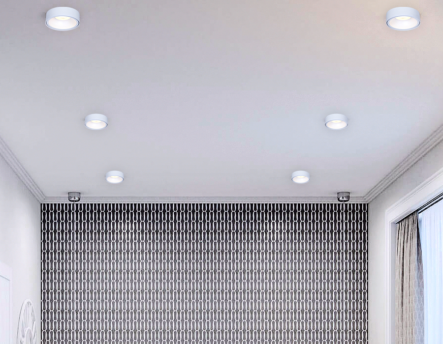 Встраиваемый светильник Ambrella Techno TN145 WH/S белый/песок Встраиваемый светильник Ambrella Techno TN145 WH/S белый/песок