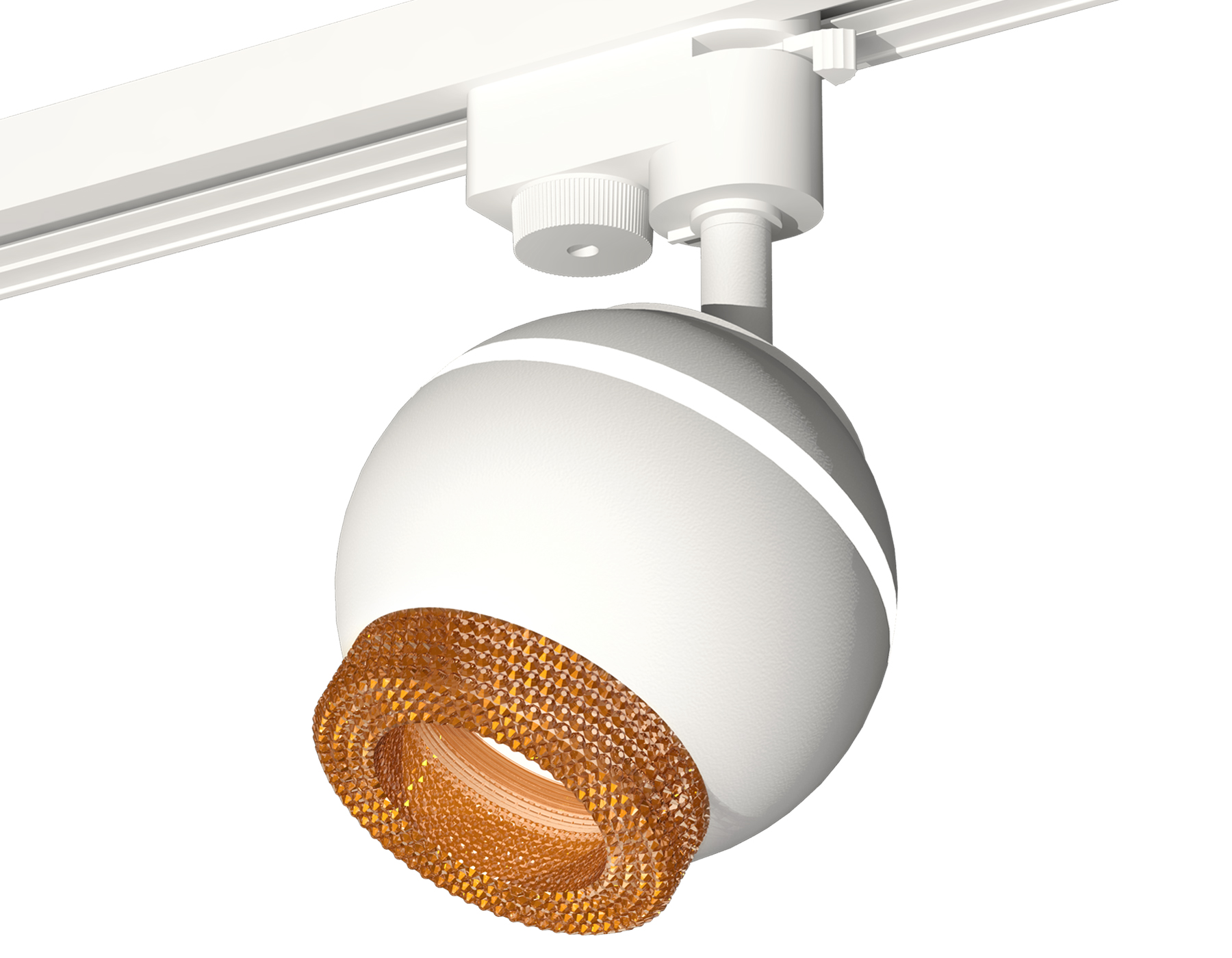 Комплект трекового светильника Ambrella XT1101064 SWH/CF белый песок/кофе MR16 GU5.3 LED 3W 4200K (A2520, C1101, N7195)