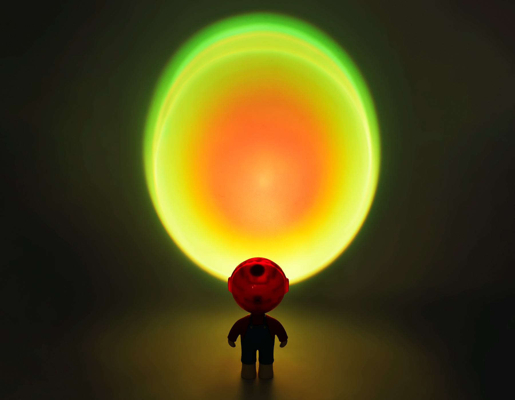 Настольный светильники Ambrella DE8248 RD/BL красный/синий LED RGB 3W