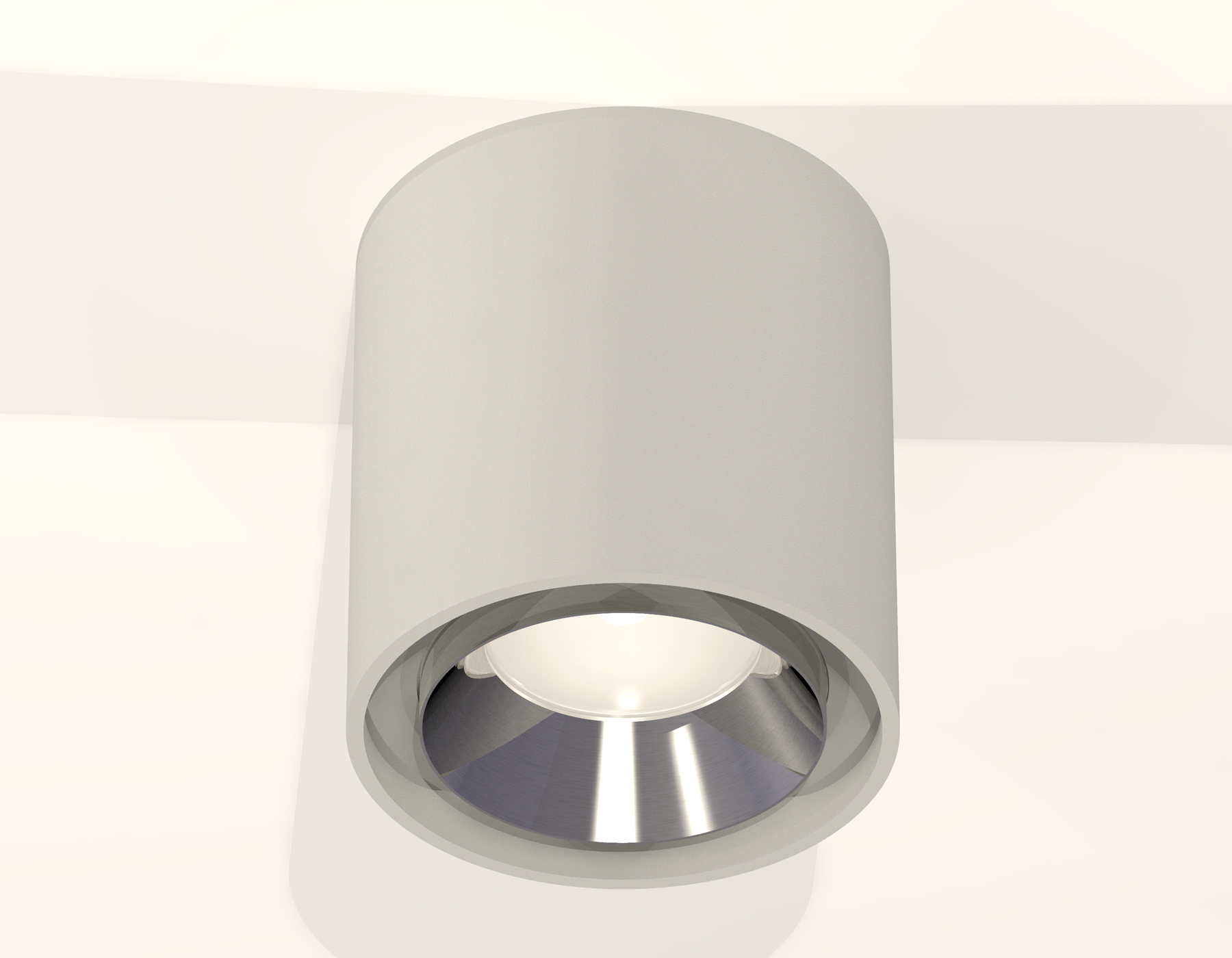 Накладной светильник XS7724003 SGR/PSL серый песок/серебро полированное MR16 GU5.3 (C7724, N7032)