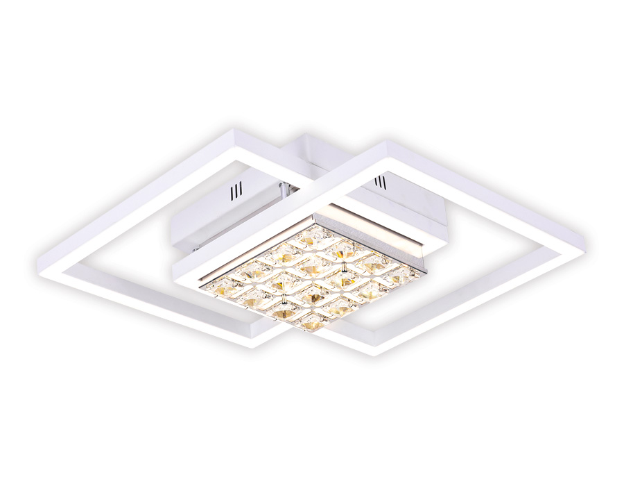 Светильник Ambrella FA111 WH 64W 430*430*90 (ПДУ РАДИО 2.4)