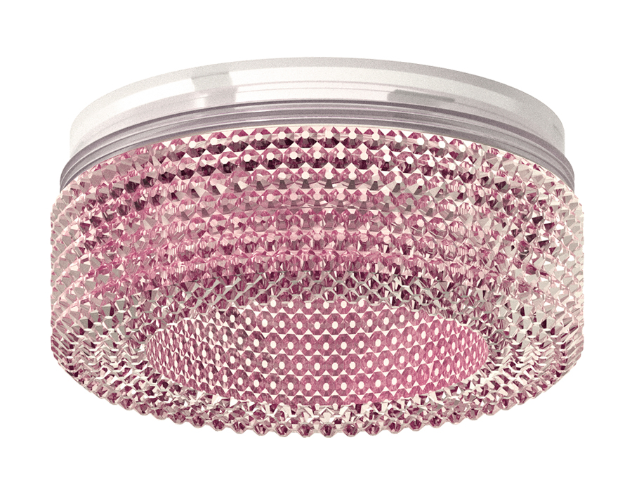 Насадка передняя для корпуса светильника Ambrella N7193 PI розовый D70*H30mm Out25mm MR16 (для корпуса светильника)