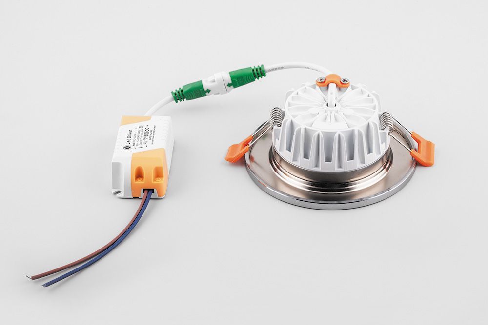 Светодиодный светильник Feron AL610 встраиваемый 7W 4000K хром