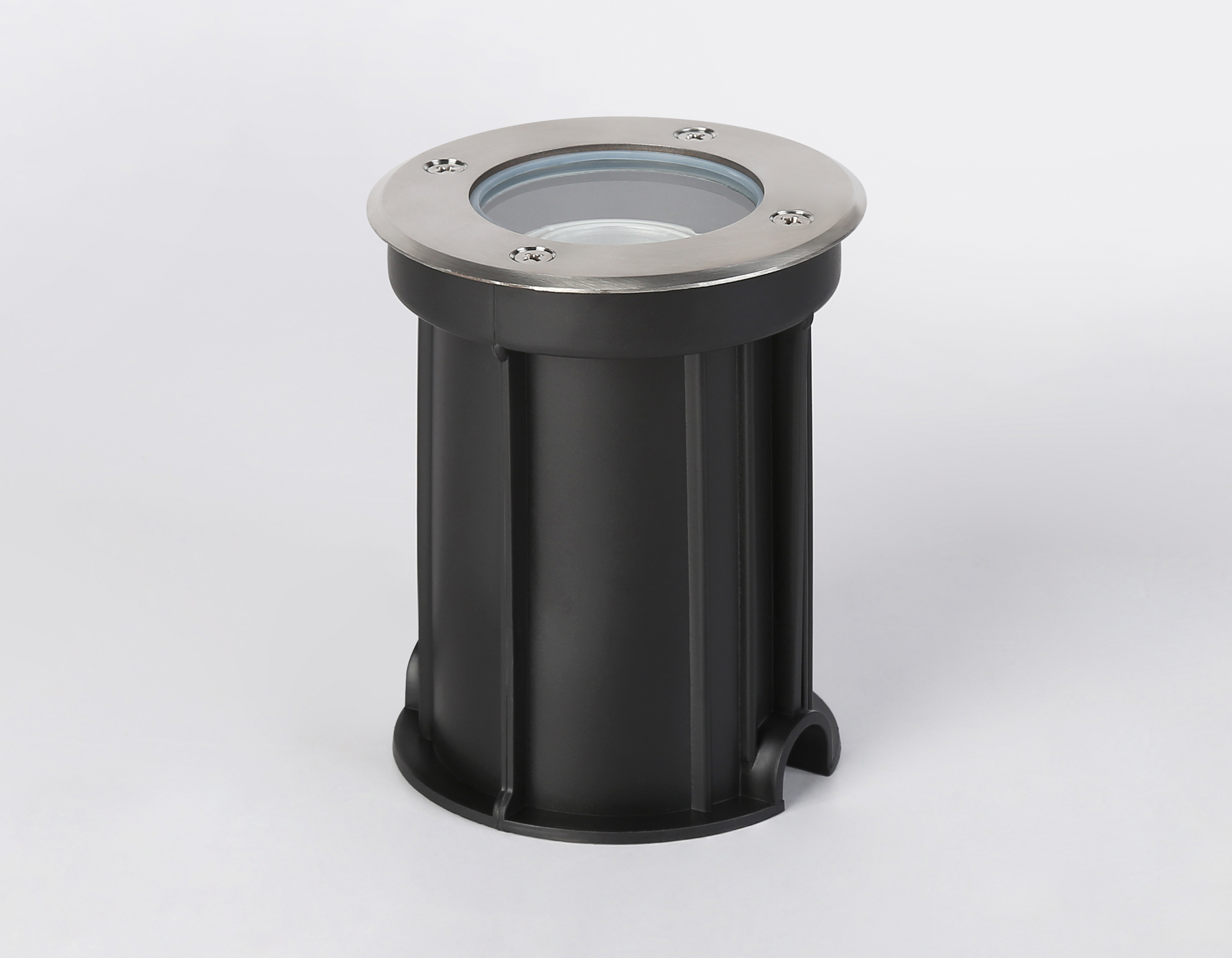 Уличный светильник в грунт ST6511 BK черный IP67 GU10 max 35W D108*135