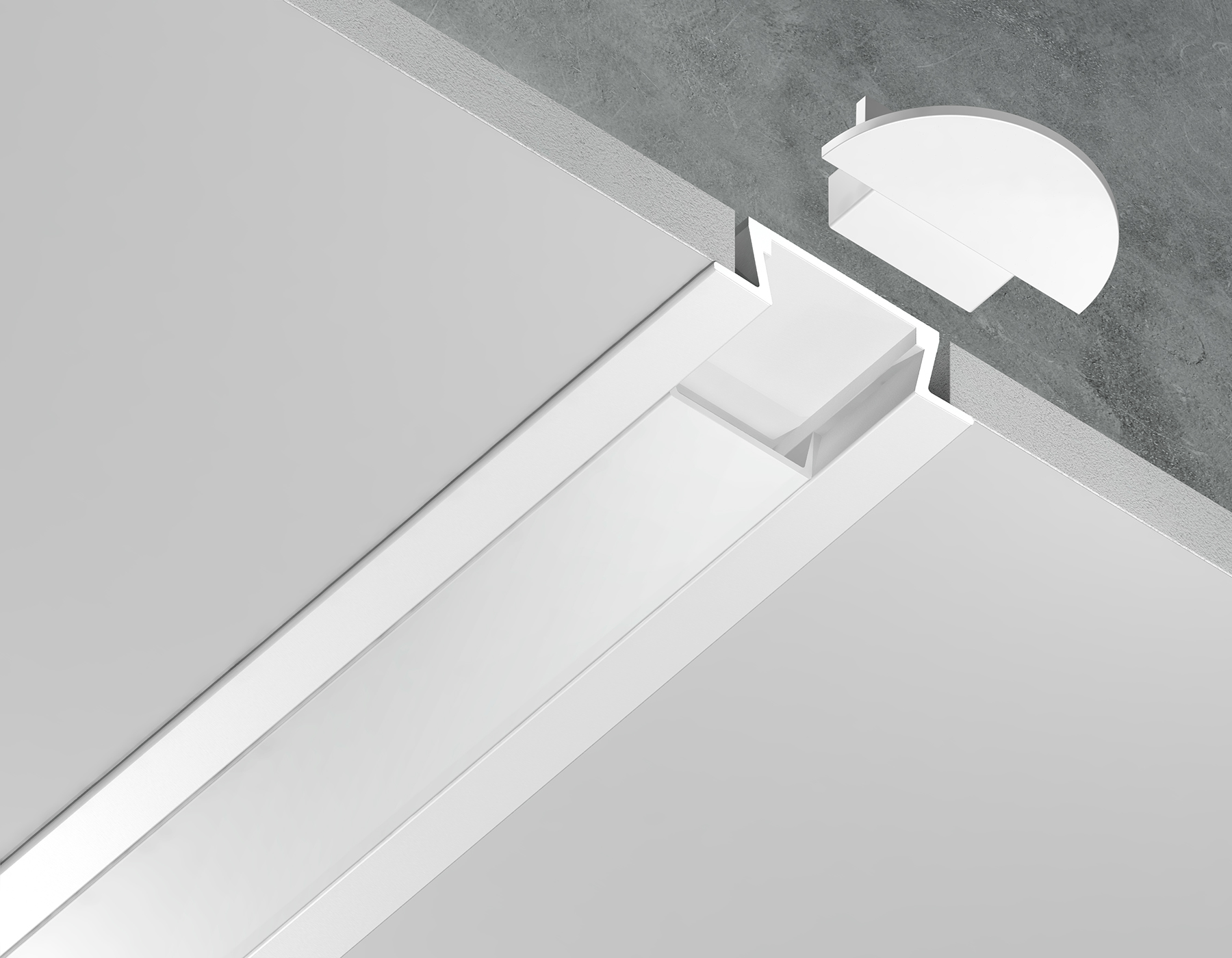 GP1001WH белый 2000*21.5*6.8