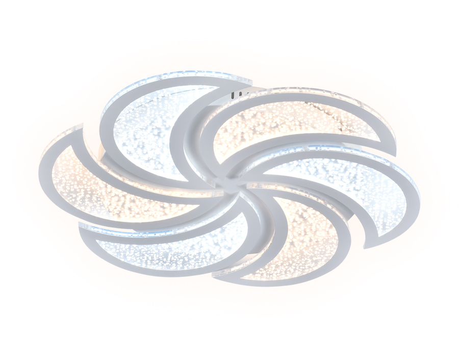 Потолочный светодиодный светильник с пультом FA856/6 WH Ambrella белый 168W D500*50 (ПДУ РАДИО 2.4)