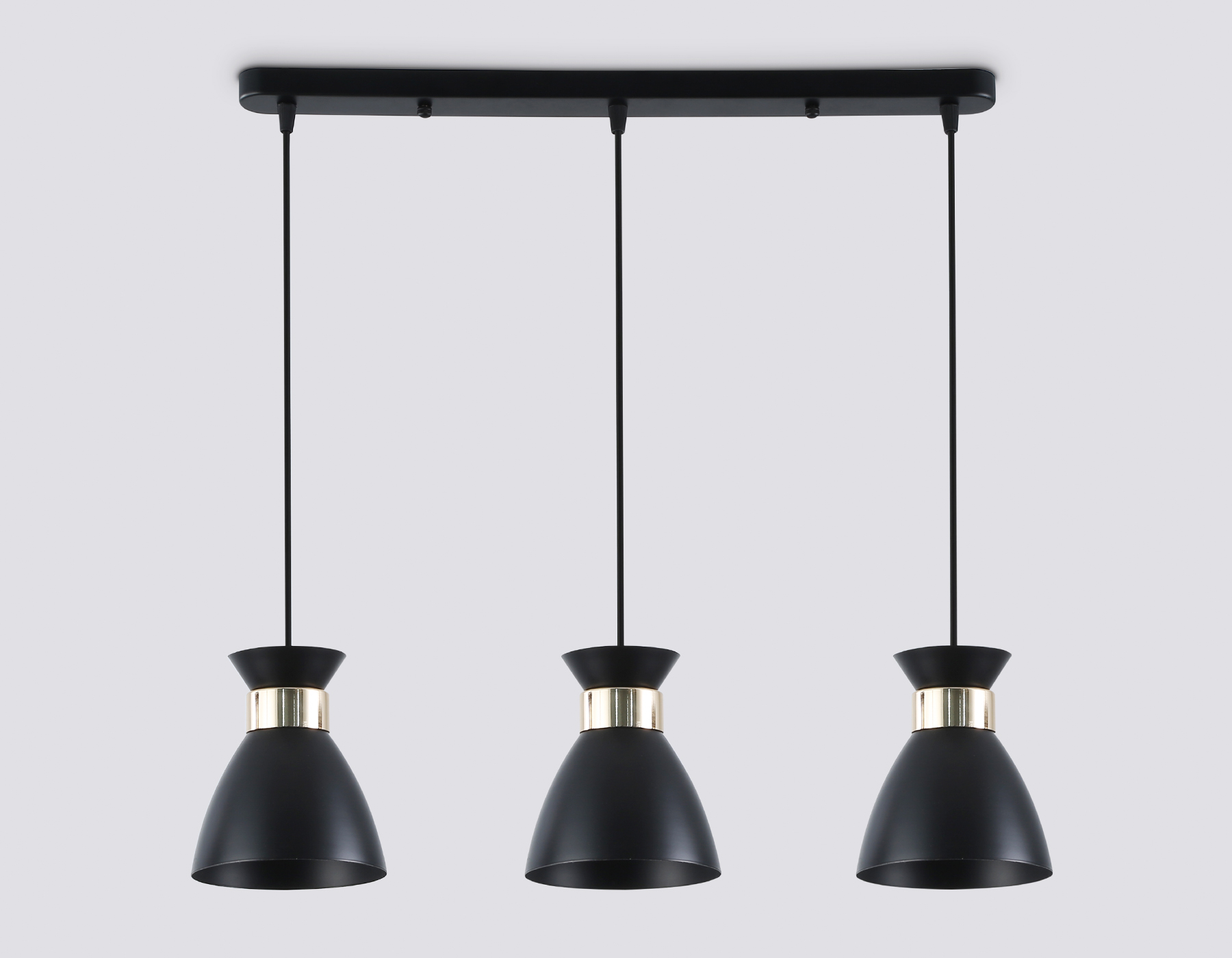 TR8469/3 BK/FGD черный/золото E27/3 max 60W 550*135*1000