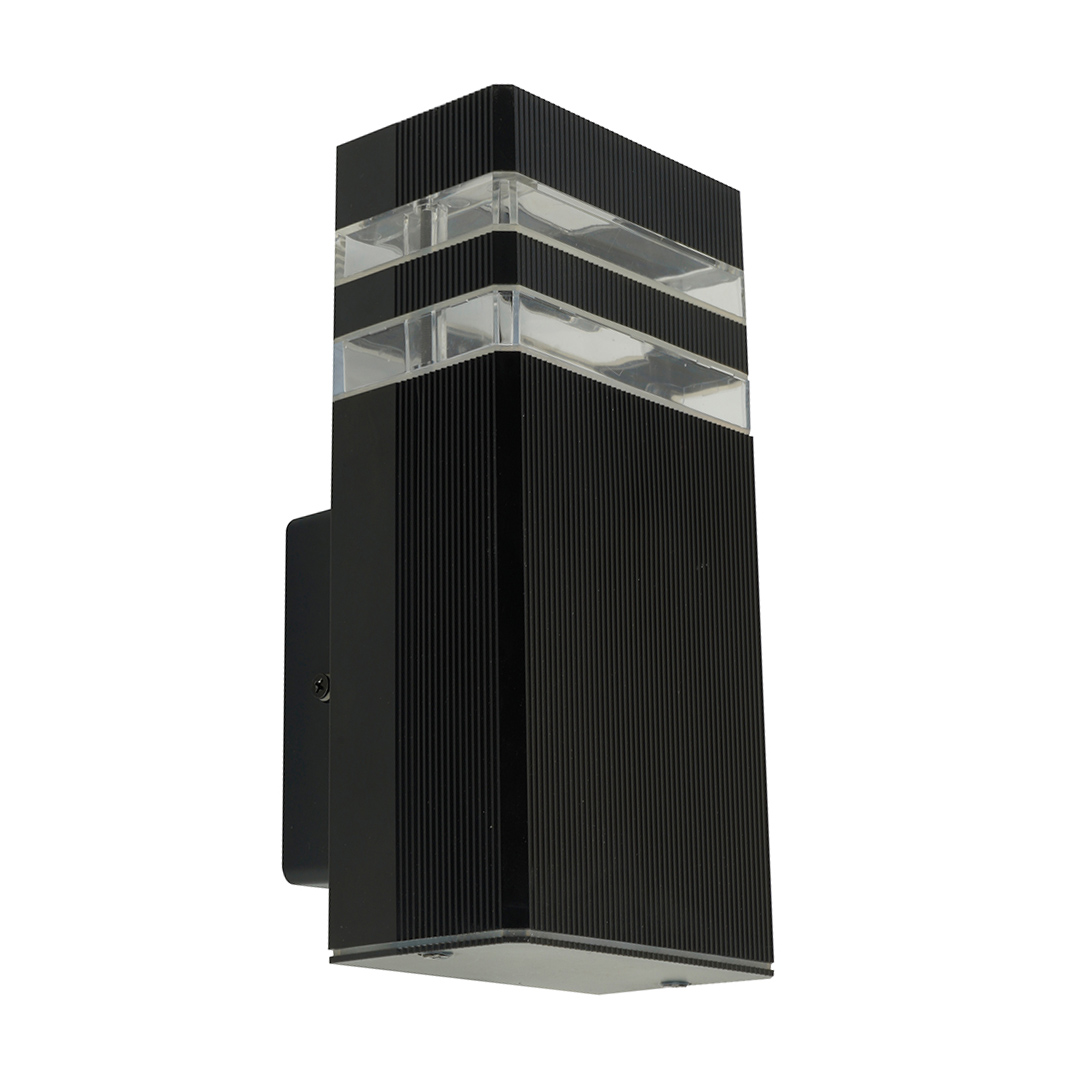 Светильник садово-парковый Feron.ONE DH0806-P, на стену вверх,  GU10 220-240V, черный пластик