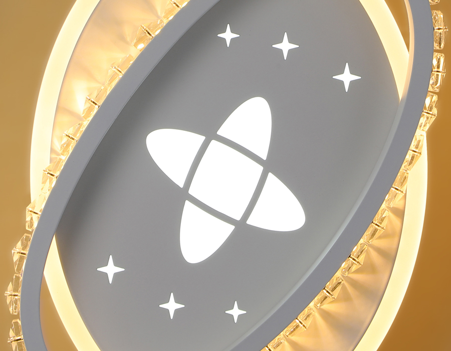 Настенный светодиодный светильник FA234 WH белый LED Ambrella 4200K/4200K/6400K 30W 210*260*50